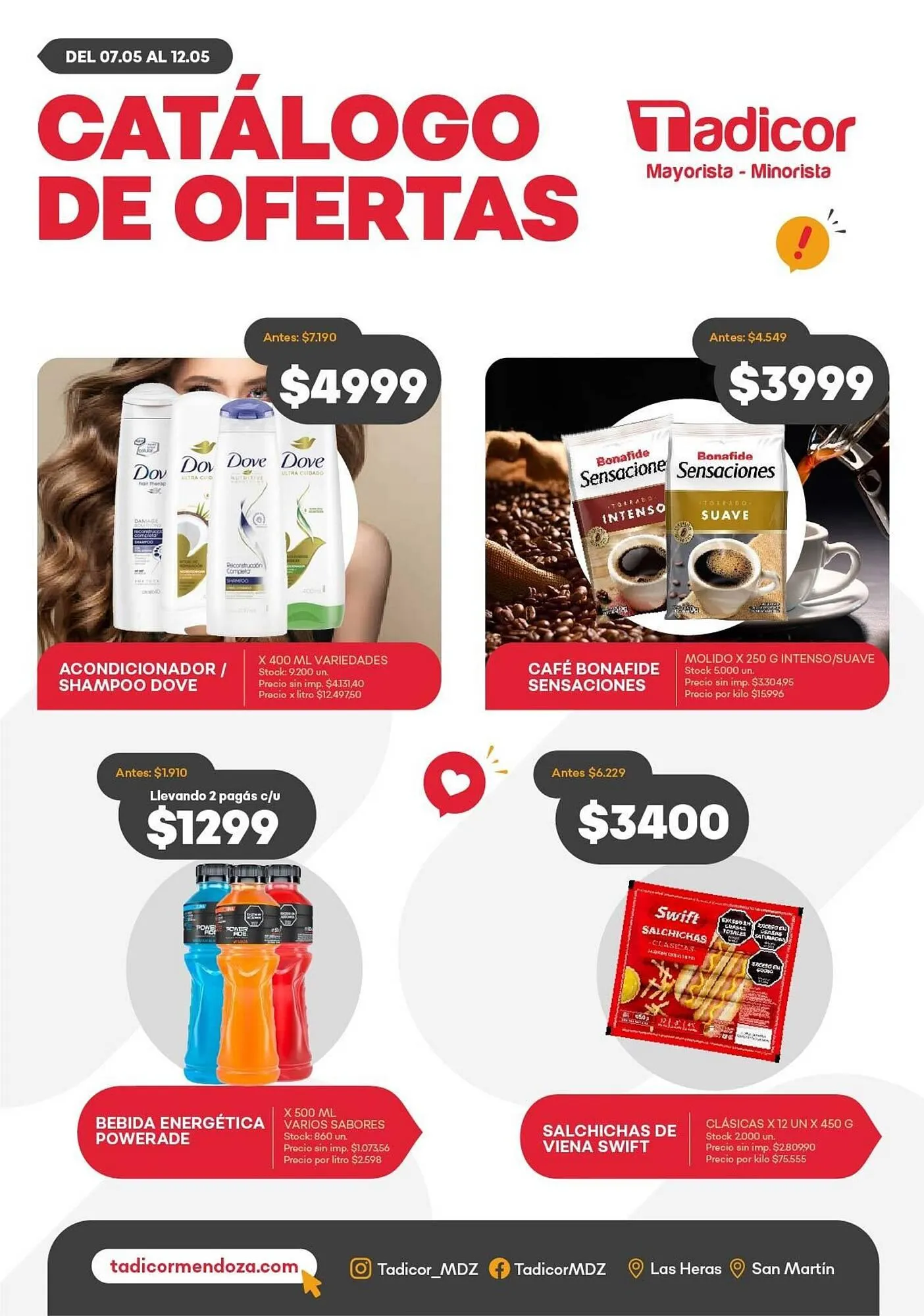 Ofertas de Catálogo Supermercados Tadicor 6 de mayo al 12 de mayo 2026 - Página 1 del catálogo