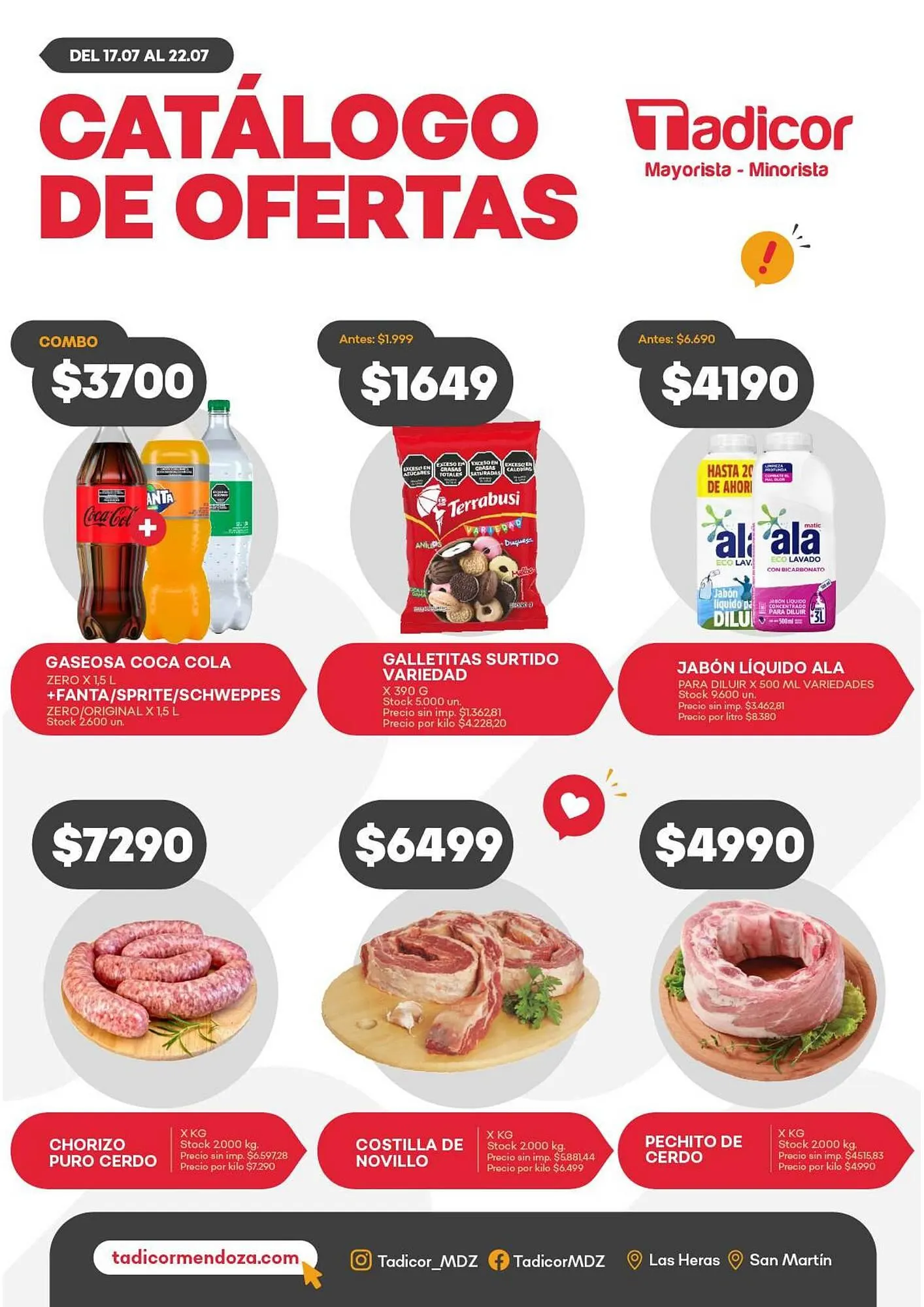 Ofertas de Catálogo Supermercados Tadicor 17 de julio al 22 de julio 2025 - Página 14 del catálogo