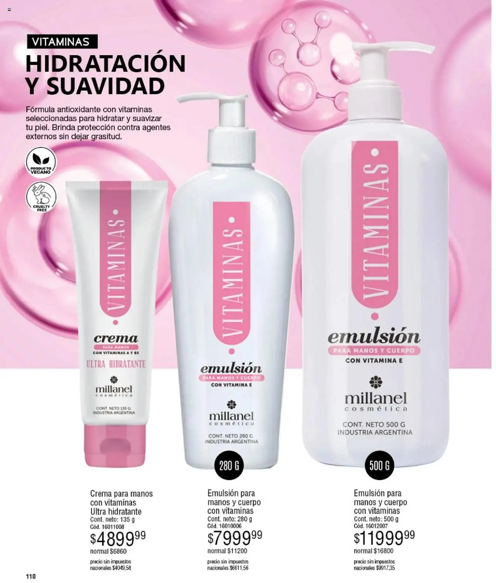 Ofertas de Catálogo Millanel Cosmética 15 de septiembre al 20 de octubre 2025 - Página 110 del catálogo