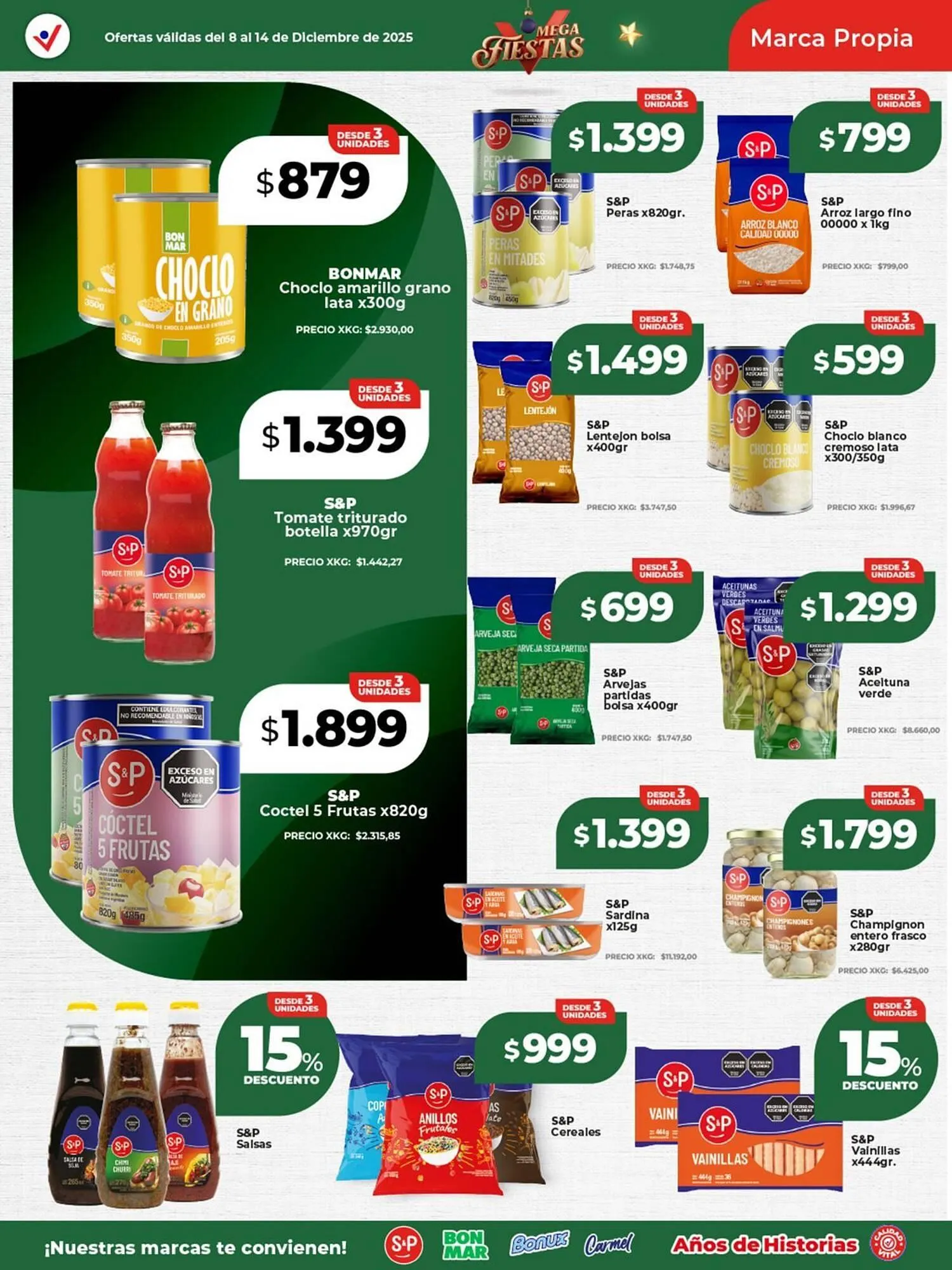 Ofertas de Catálogo Supermayorista Vital 8 de diciembre al 14 de diciembre 2025 - Página 1 del catálogo