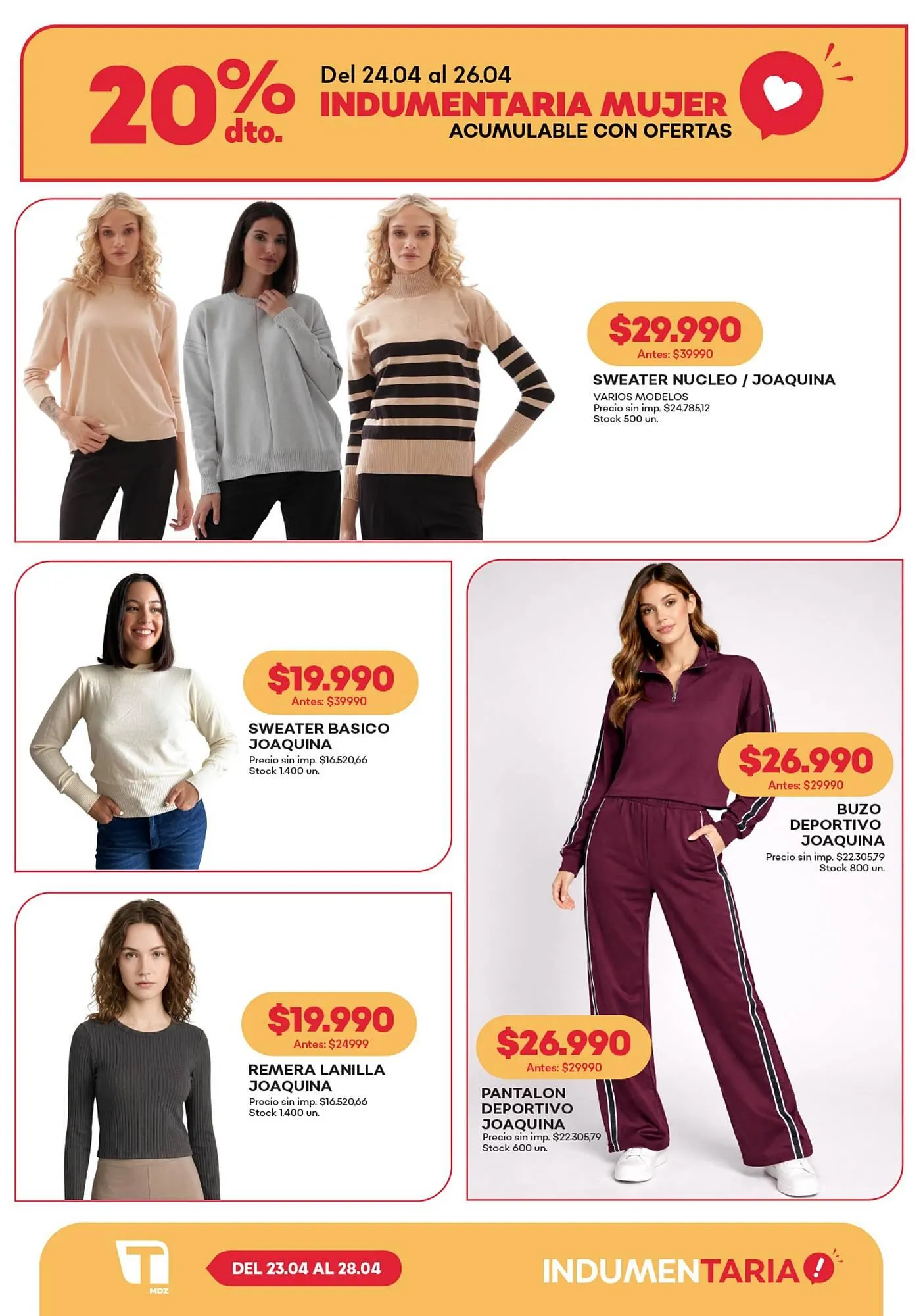 Ofertas de Catálogo Supermercados Tadicor 22 de abril al 28 de abril 2026 - Página 15 del catálogo