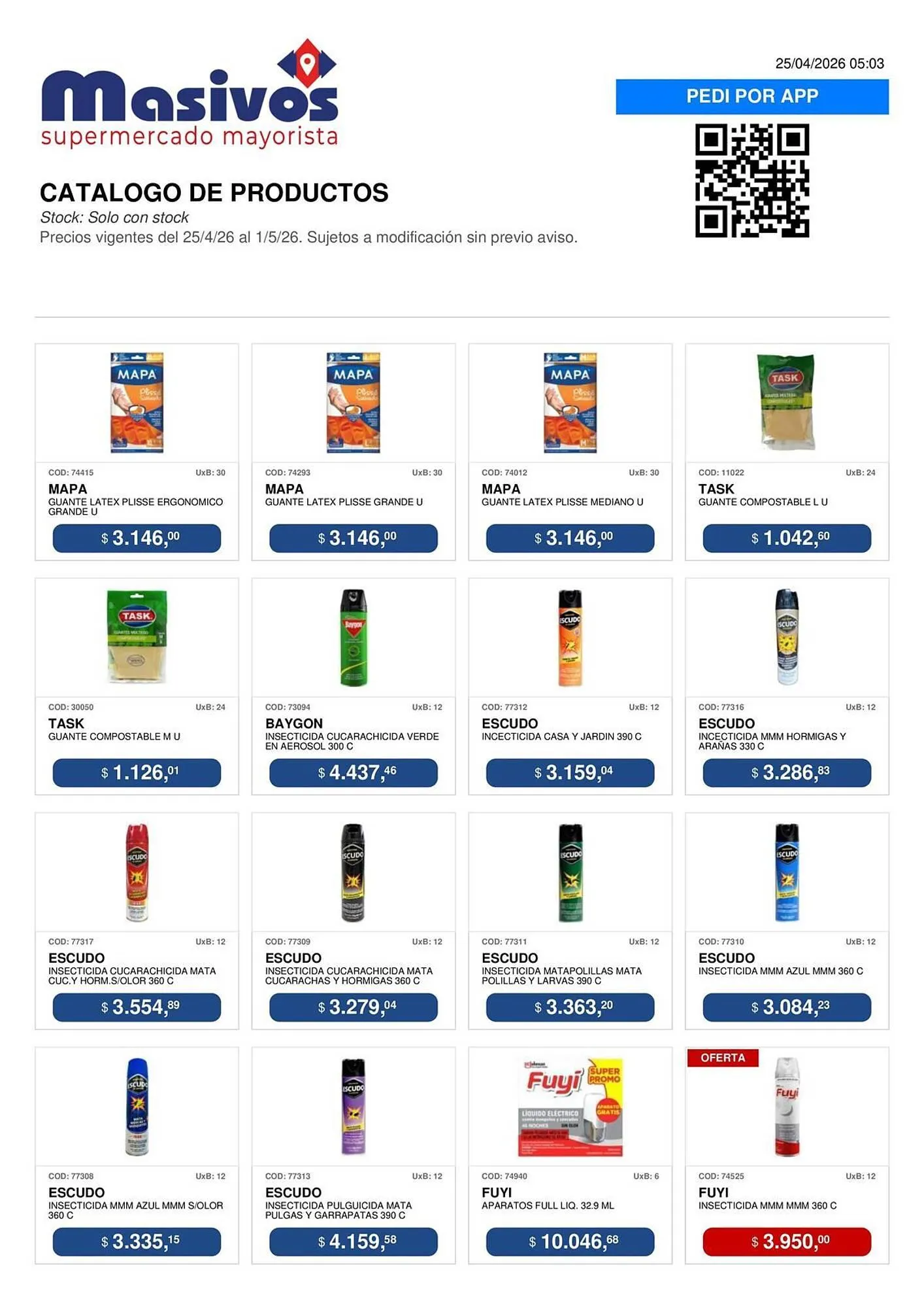 Ofertas de Catálogo Masivos 25 de abril al 1 de mayo 2026 - Página 77 del catálogo