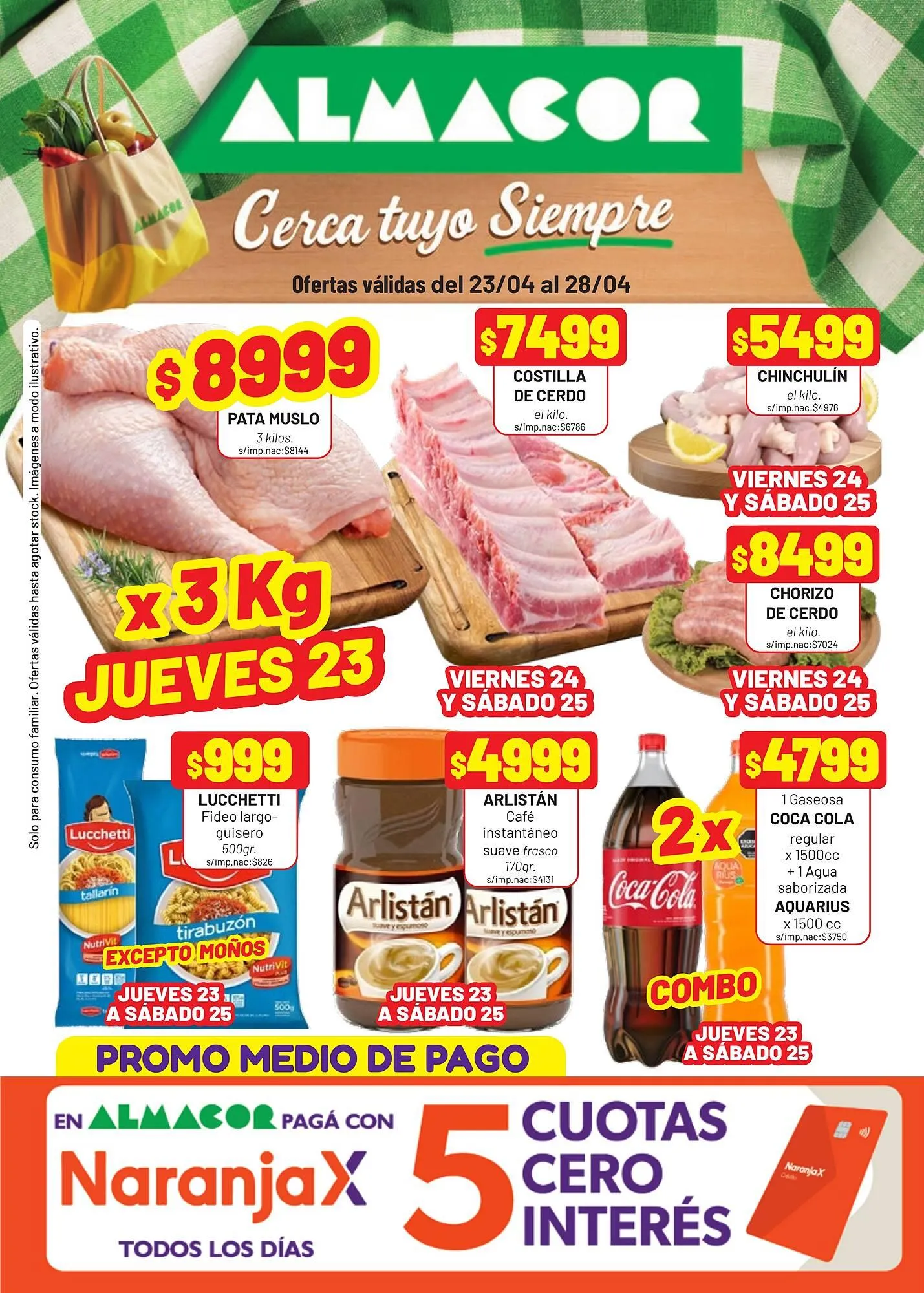 Ofertas de Catálogo Almacor 23 de abril al 28 de abril 2026 - Página 1 del catálogo