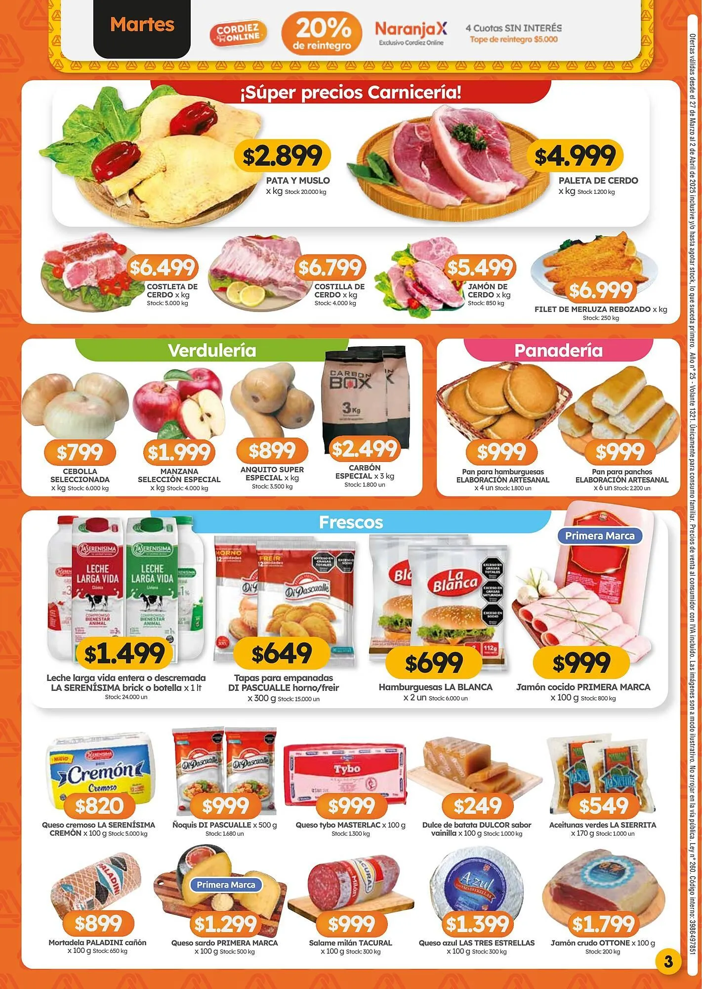 Ofertas de Catálogo Cordiez 27 de marzo al 2 de abril 2025 - Página 3 del catálogo