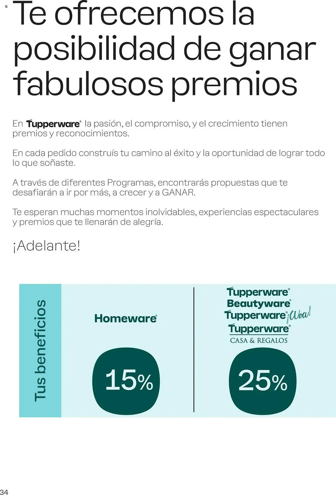 Ofertas de Folleto Tupperware 15 de septiembre al 1 de enero 2026 - Página 34 del catálogo