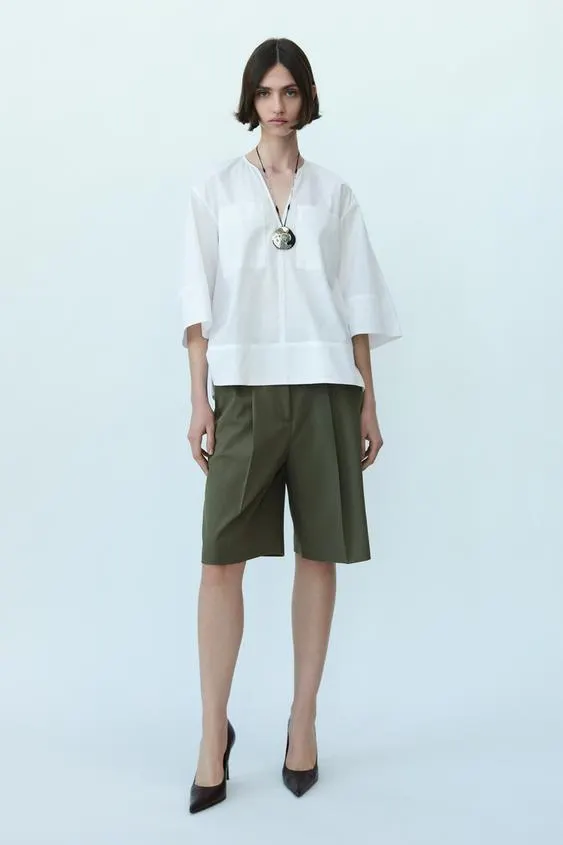BERMUDAS PINZAS ZW COLLECTION
