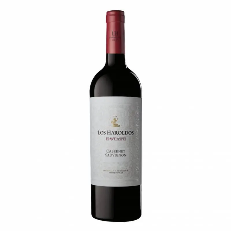 Vino Tinto Cabernet Sauvignon Estate Los Haroldos x 750 cc.