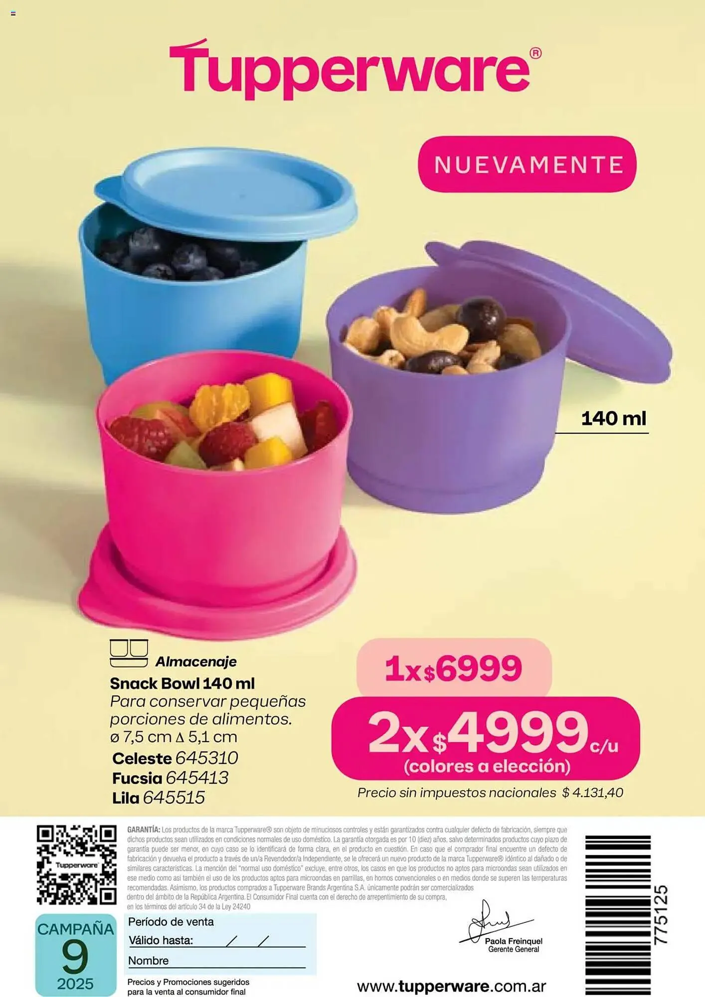 Ofertas de Catálogo Tupperware 29 de mayo al 12 de junio 2025 - Página 101 del catálogo