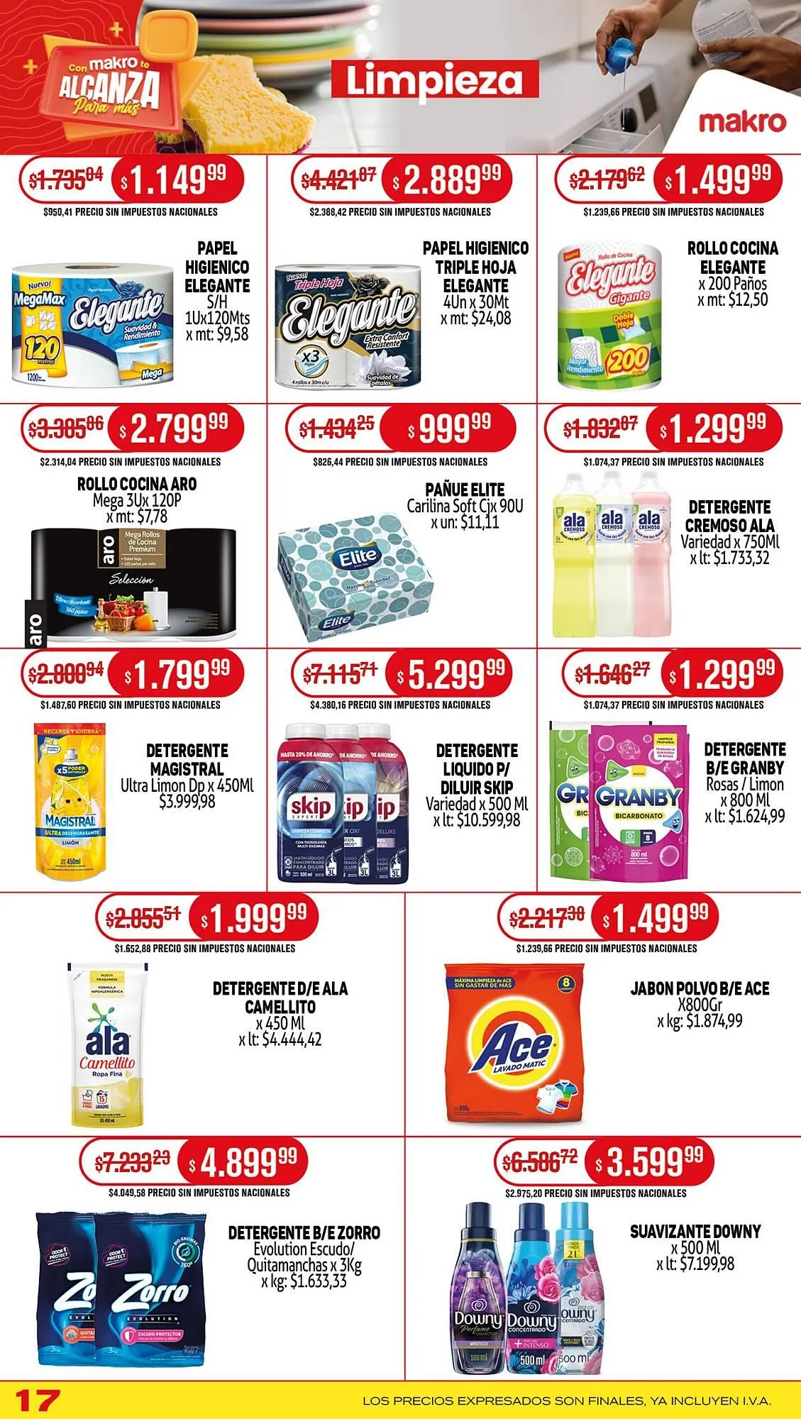 Ofertas de Catálogo Makro 31 de julio al 8 de agosto 2025 - Página 17 del catálogo