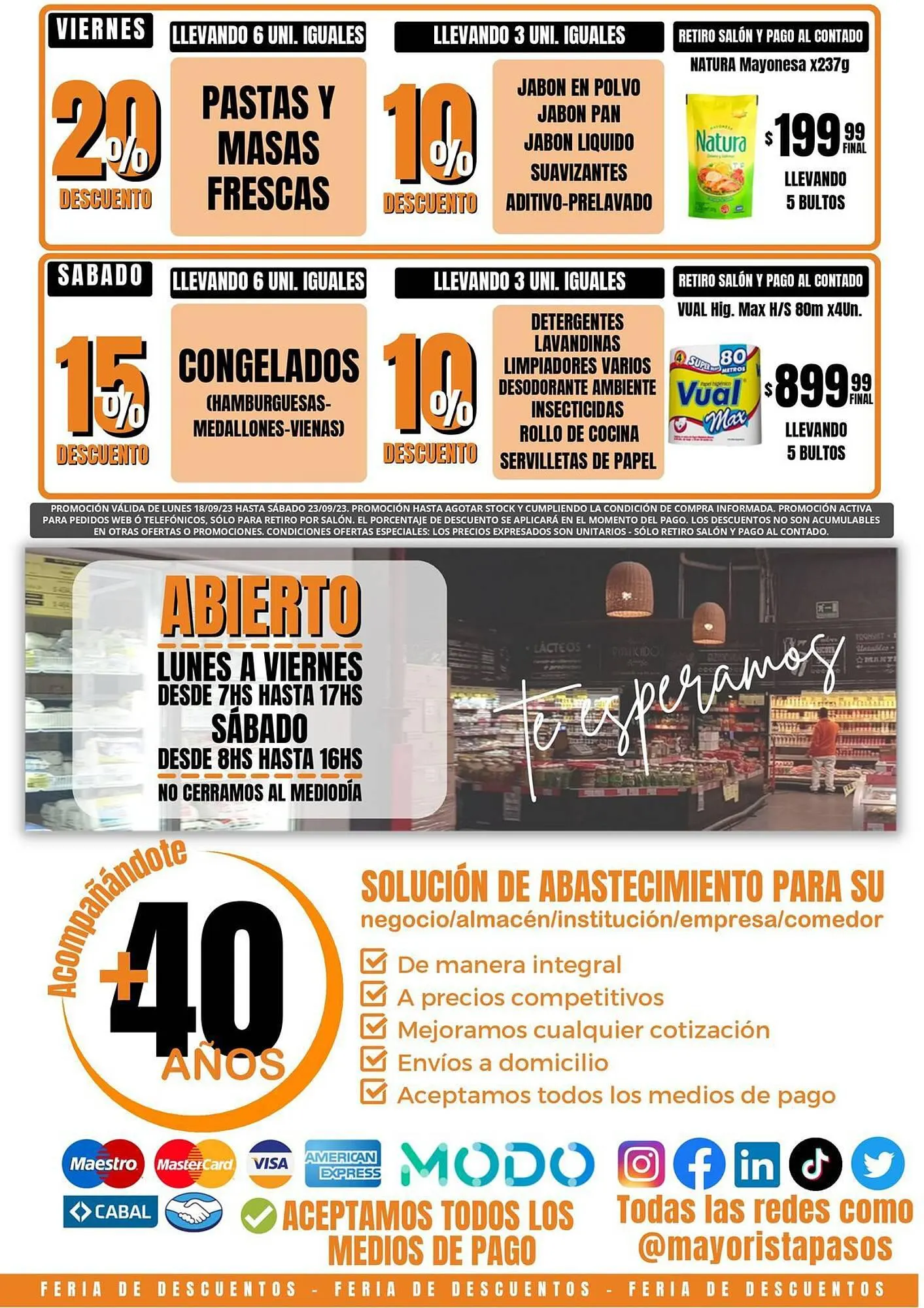 Ofertas de Catálogo Pasos Supermercado 18 de septiembre al 23 de septiembre 2023 - Página 2 del catálogo