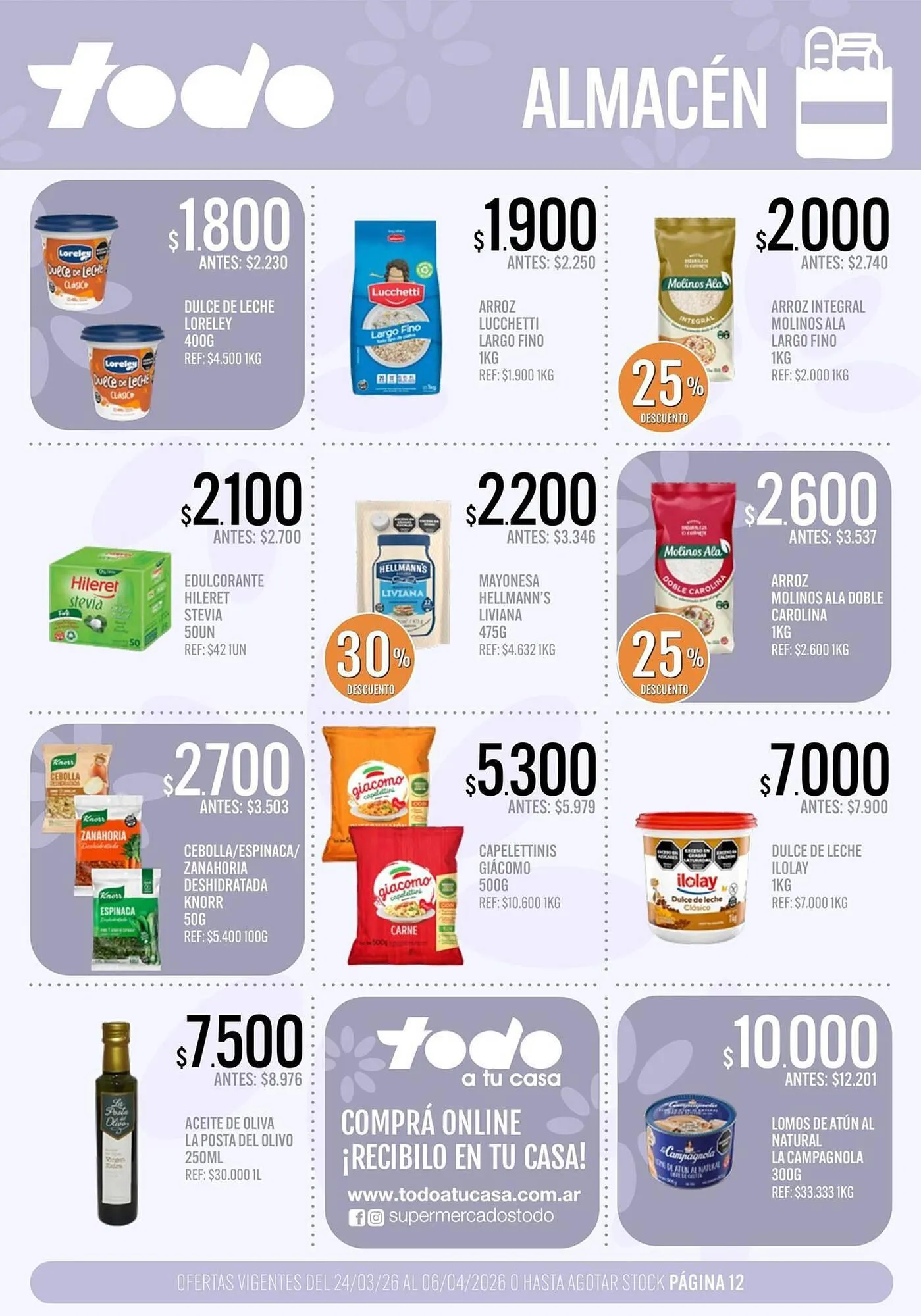 Ofertas de Catálogo Supermercados Todo 24 de marzo al 6 de abril 2026 - Página 12 del catálogo