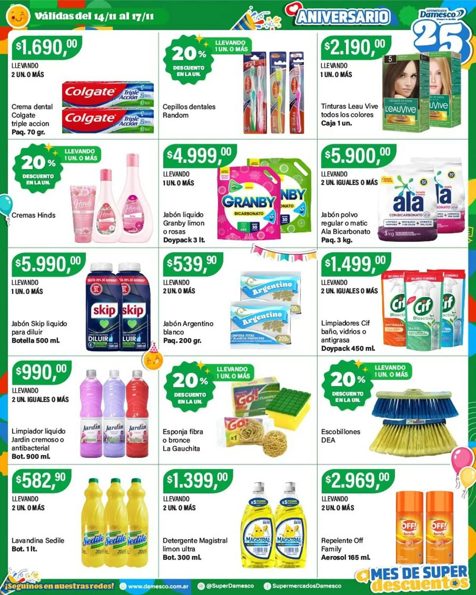Ofertas de Catálogo Supermercados Damesco 14 de noviembre al 17 de noviembre 2025 - Página 7 del catálogo