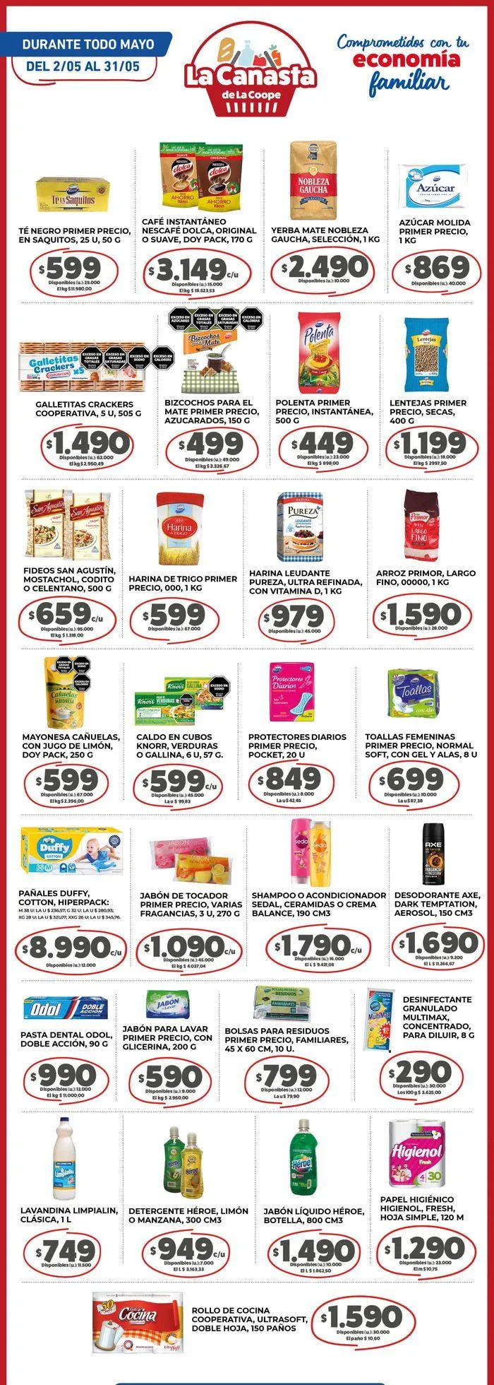 Ofertas de Canasta - Villa María 24 de mayo al 5 de junio 2024 - Página 1 del catálogo