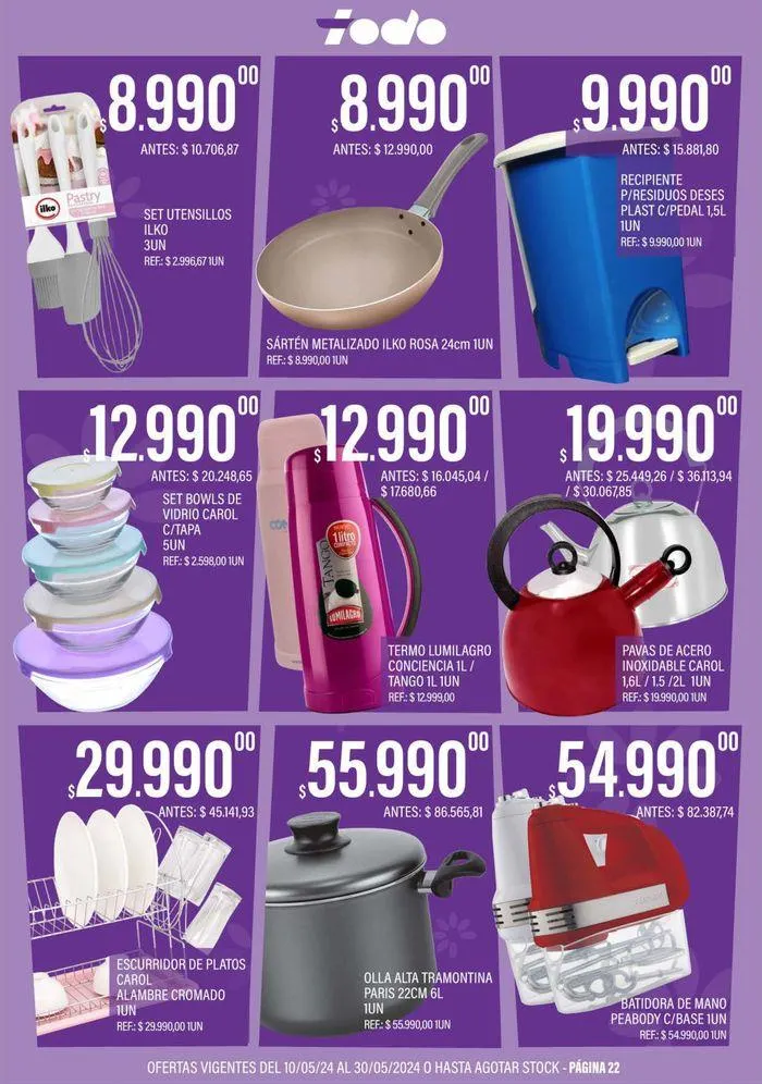 Ofertas de Catálogo Supermercados Todo 10 de mayo al 30 de mayo 2024 - Página 22 del catálogo