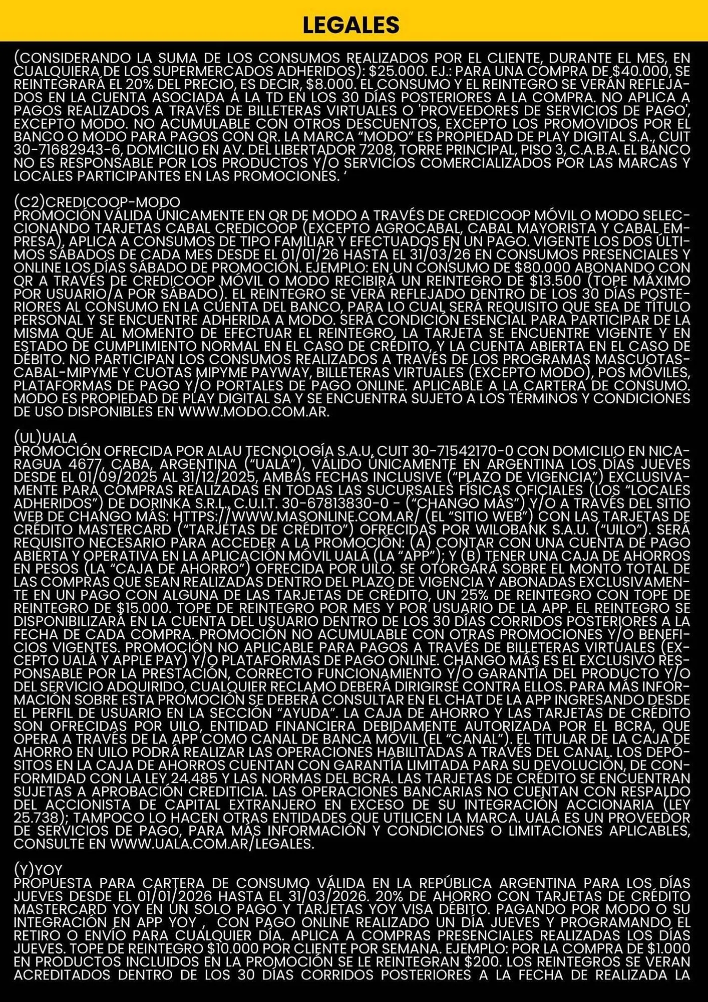 Ofertas de Catálogo Changomas 19 de enero al 31 de enero 2026 - Página 9 del catálogo