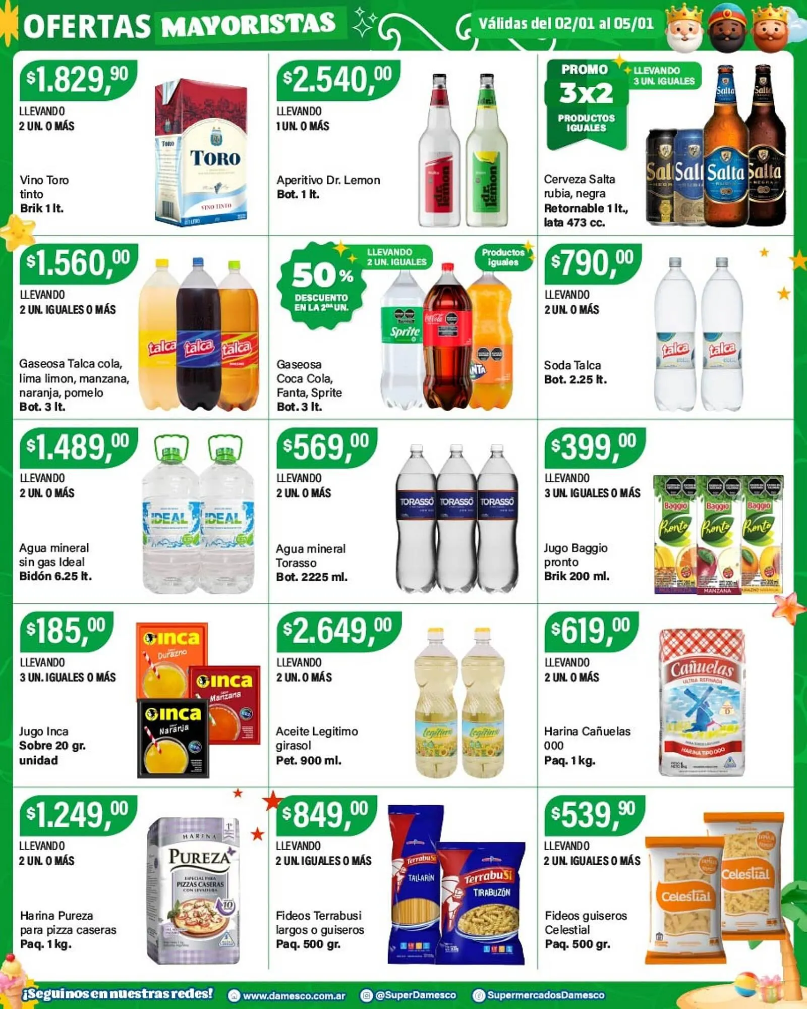 Ofertas de Catálogo Supermercados Damesco 2 de enero al 5 de enero 2026 - Página 2 del catálogo