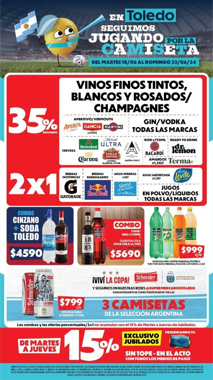 Ofertas de Catálogo Supermercados Toledo 18 de junio al 23 de junio 2024 - Página 8 del catálogo