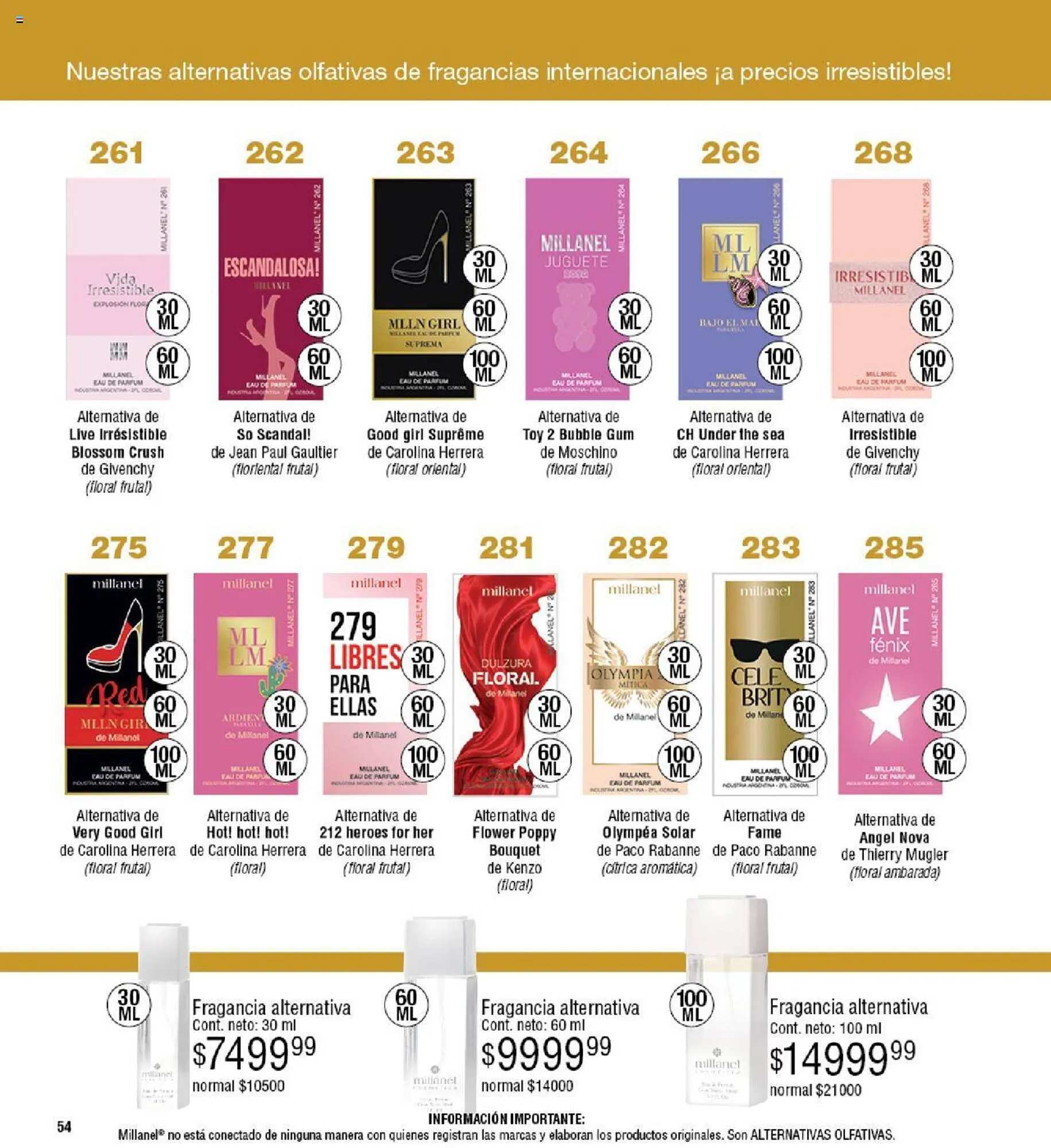 Ofertas de Catálogo Millanel Cosmética 11 de marzo al 7 de abril 2024 - Página 54 del catálogo