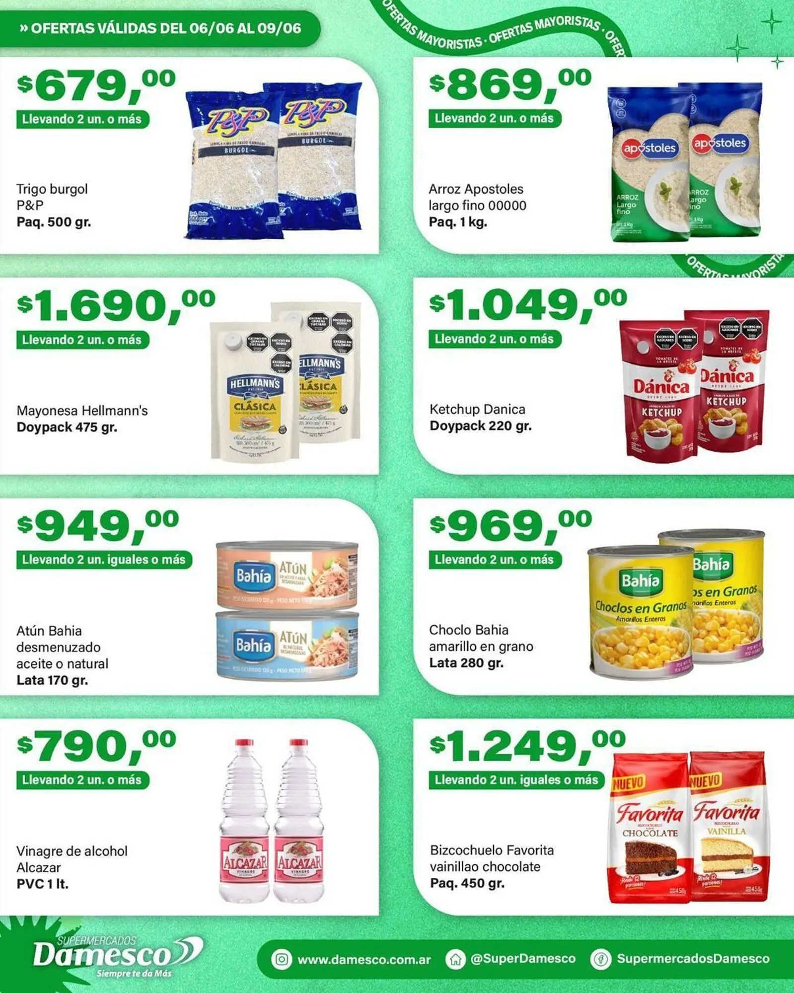 Ofertas de Catálogo Supermercados Damesco 6 de junio al 9 de junio 2025 - Página 3 del catálogo