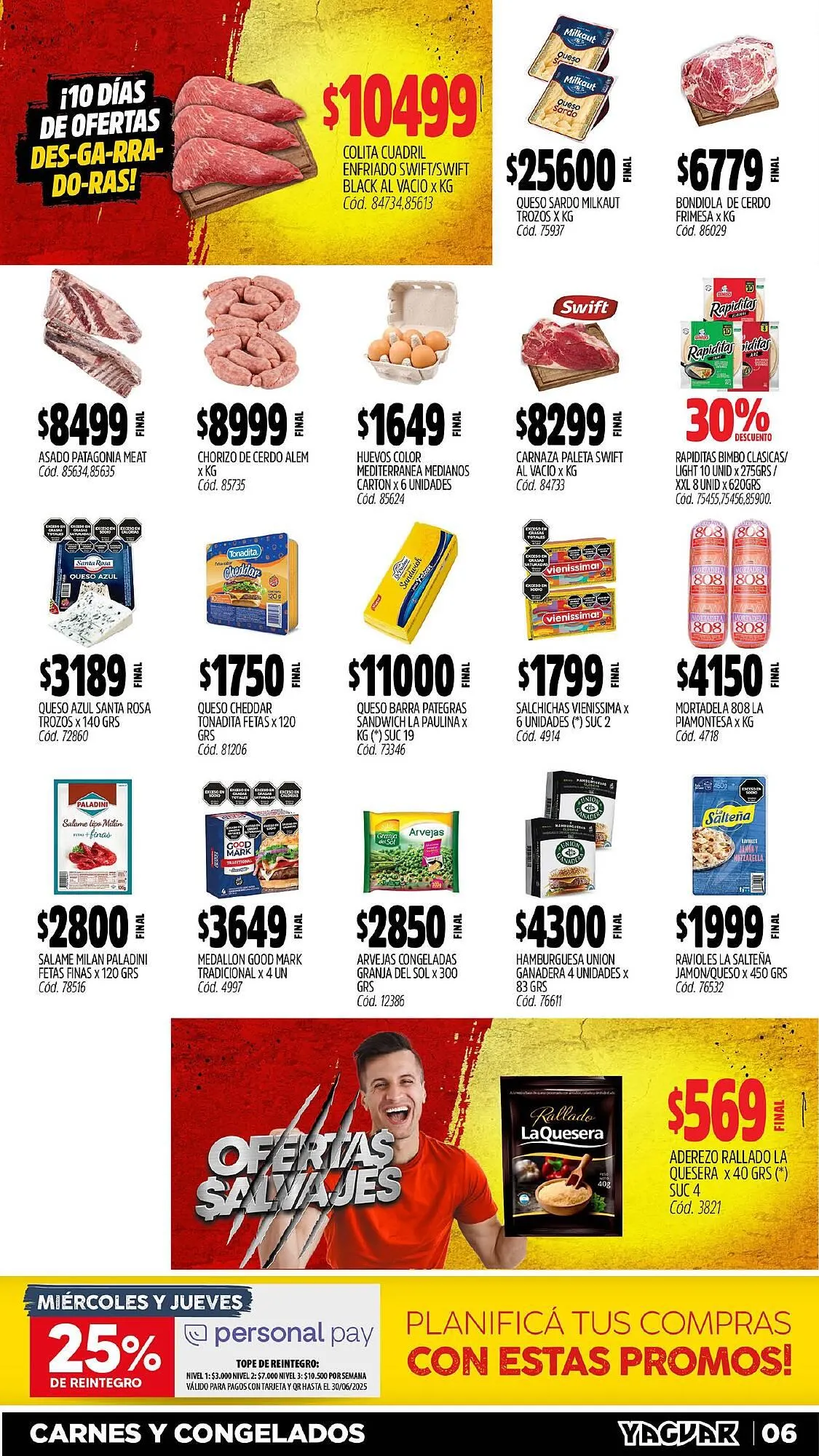 Ofertas de Catálogo Supermercados Yaguar 5 de mayo al 11 de mayo 2025 - Página 6 del catálogo