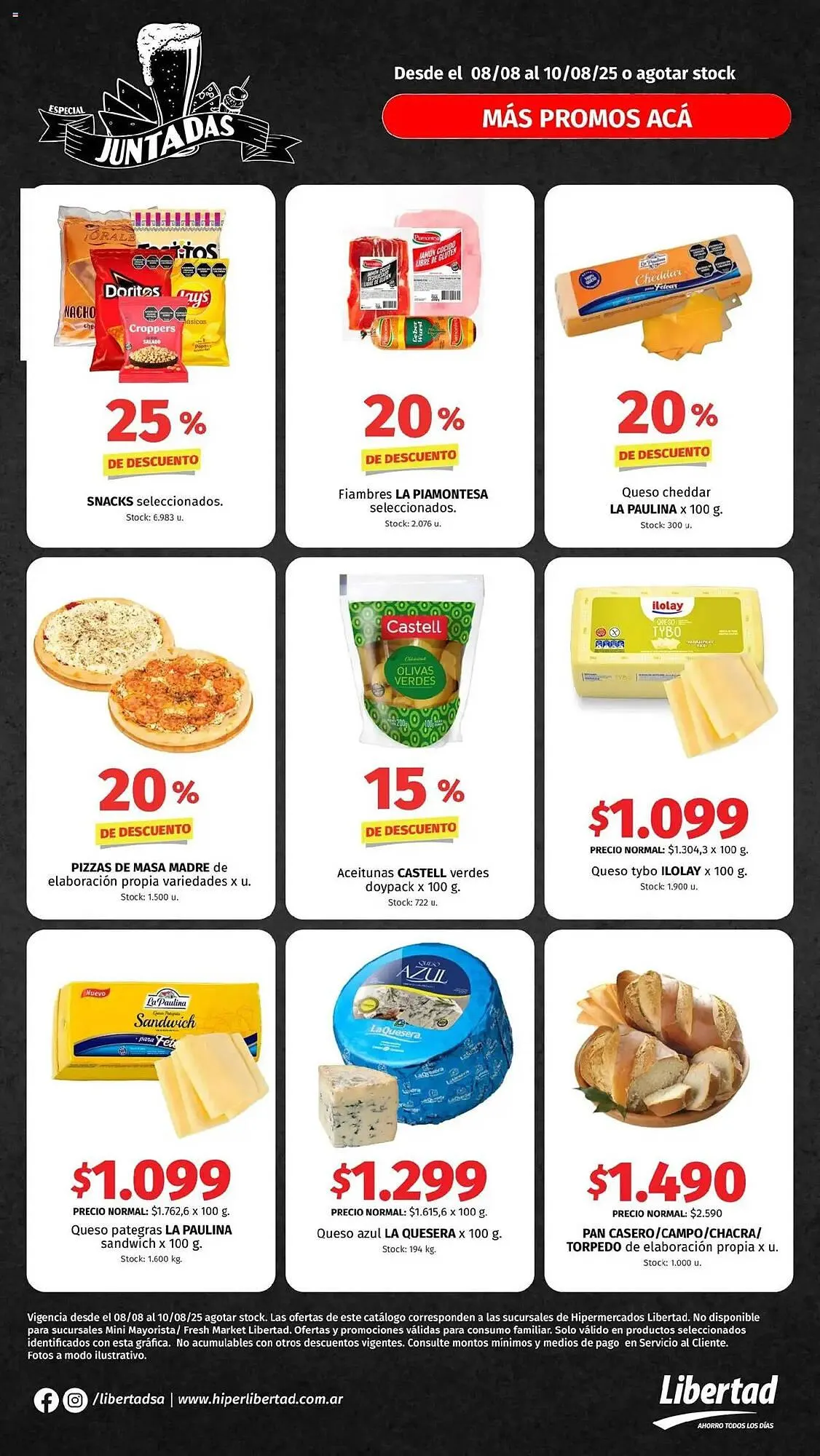 Ofertas de Catálogo Hipermercado Libertad 8 de agosto al 10 de agosto 2025 - Página 3 del catálogo