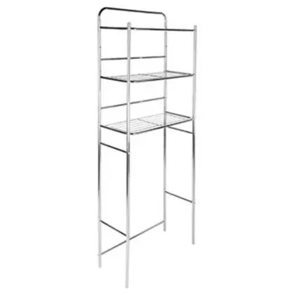 Mueble sobre inodoro 2 estantes 152 X 59 X 25 cm gris