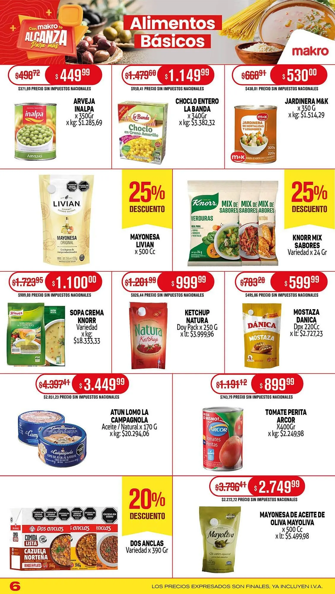 Ofertas de Catálogo Makro 12 de junio al 18 de junio 2025 - Página 6 del catálogo