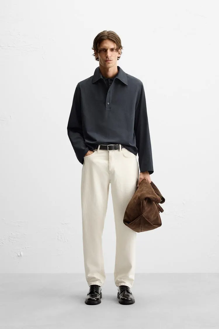 CAMISA POLO CON LANA