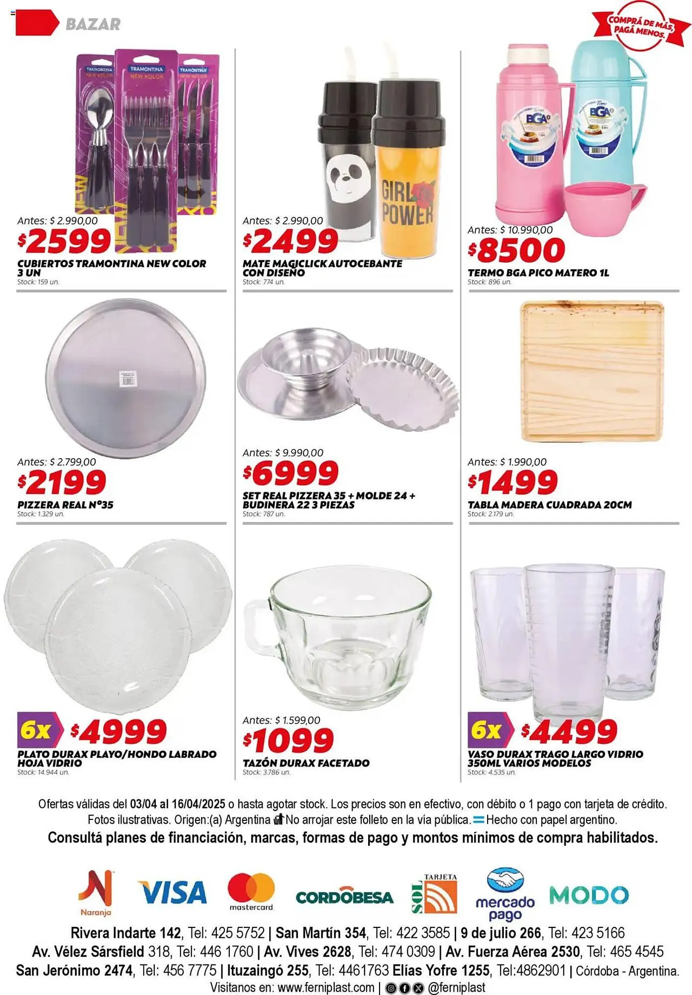 Ofertas de Catálogo Ferniplast 3 de abril al 16 de abril 2025 - Página 8 del catálogo