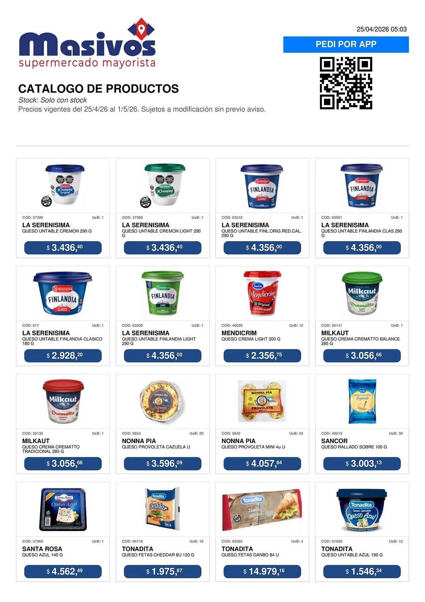 Ofertas de Catálogo Masivos 25 de abril al 1 de mayo 2026 - Página 147 del catálogo