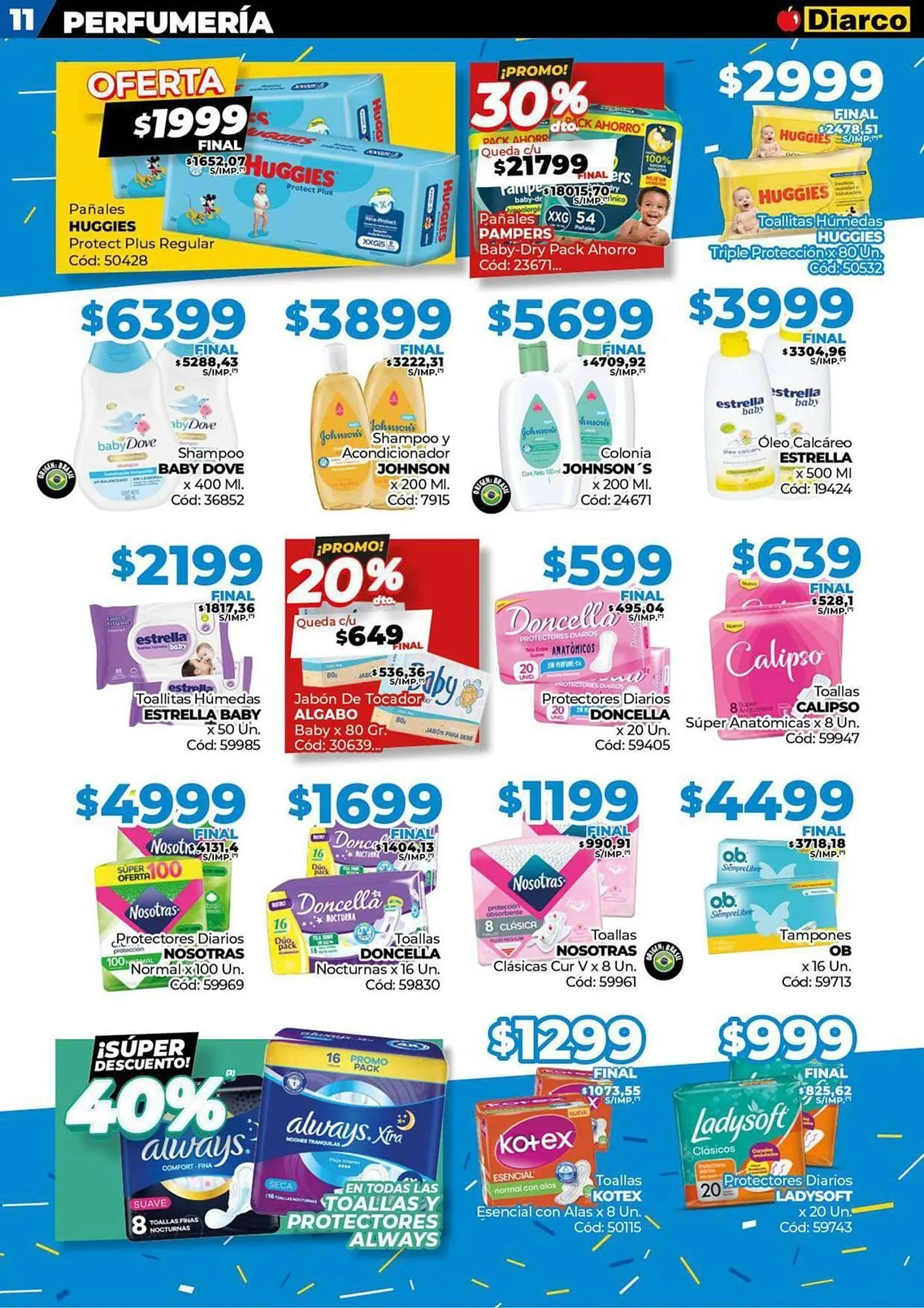 Ofertas de Catálogo Diarco 9 de junio al 16 de junio 2025 - Página 11 del catálogo