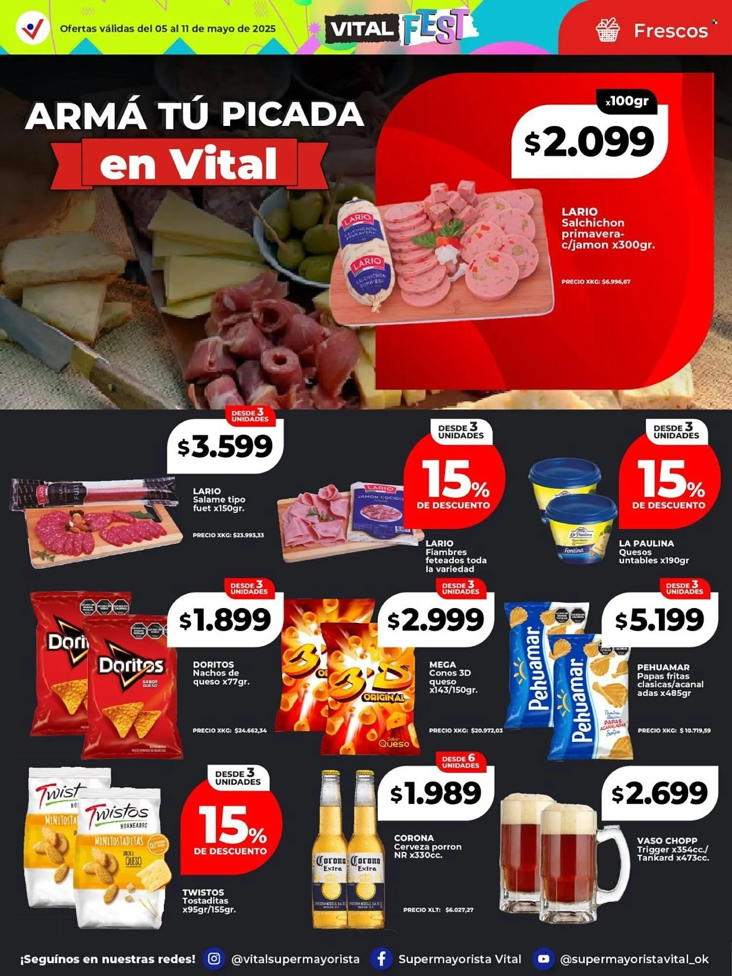 Ofertas de Catálogo Supermayorista Vital 5 de mayo al 13 de mayo 2025 - Página 29 del catálogo
