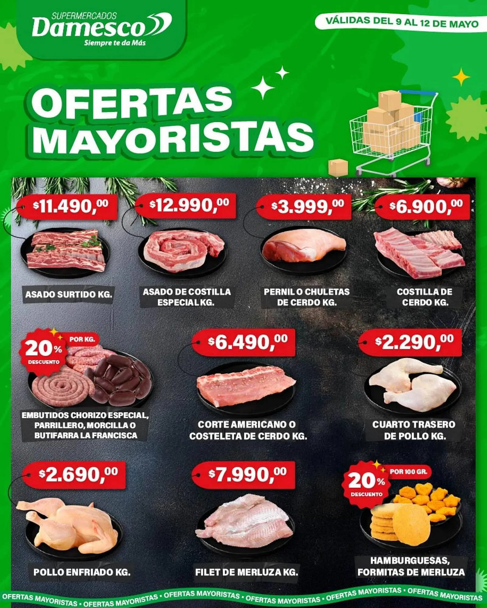 Ofertas de Catálogo Supermercados Damesco 9 de mayo al 12 de mayo 2025 - Página 1 del catálogo
