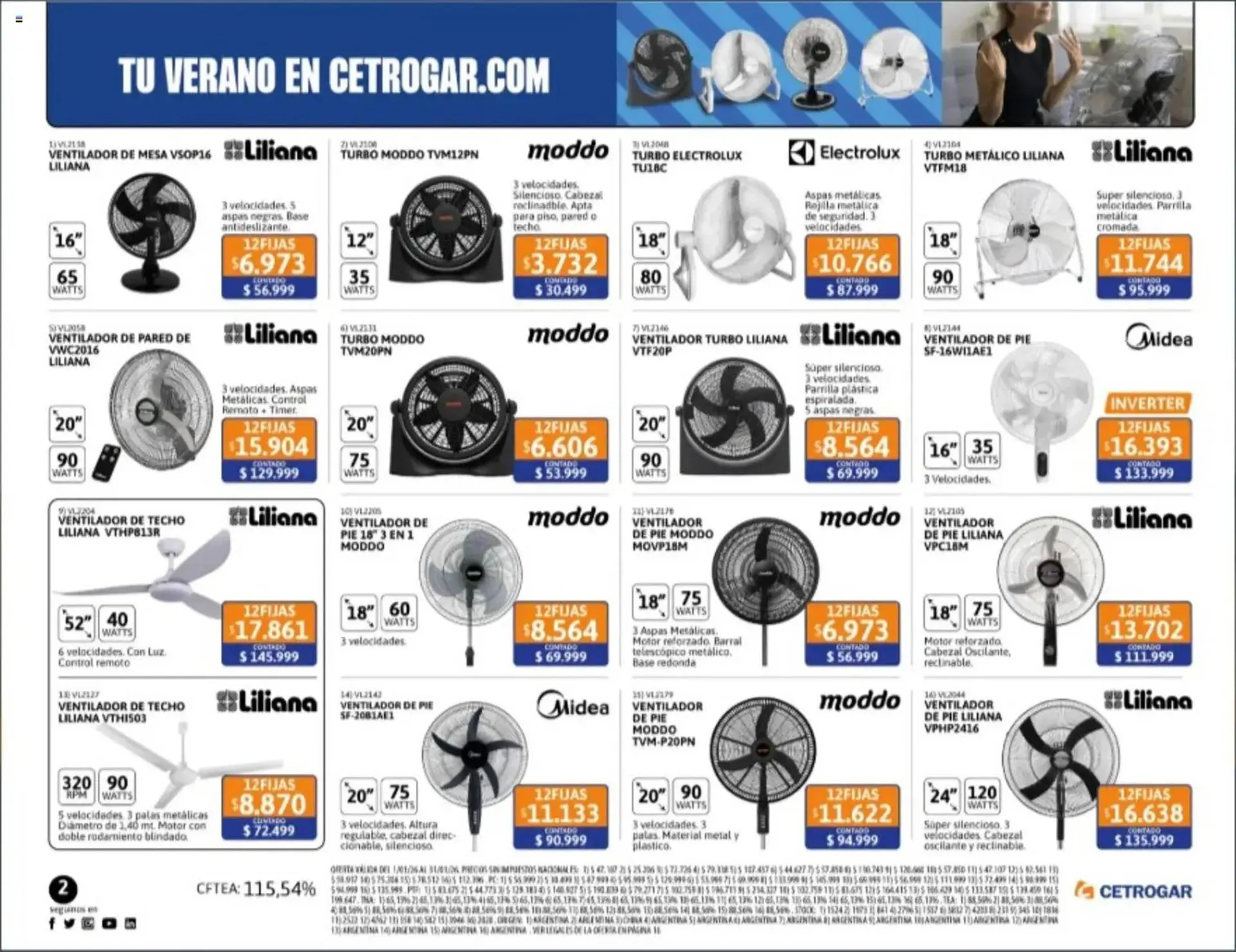 Ofertas de Catálogo Cetrogar 2 de enero al 31 de enero 2026 - Página 2 del catálogo