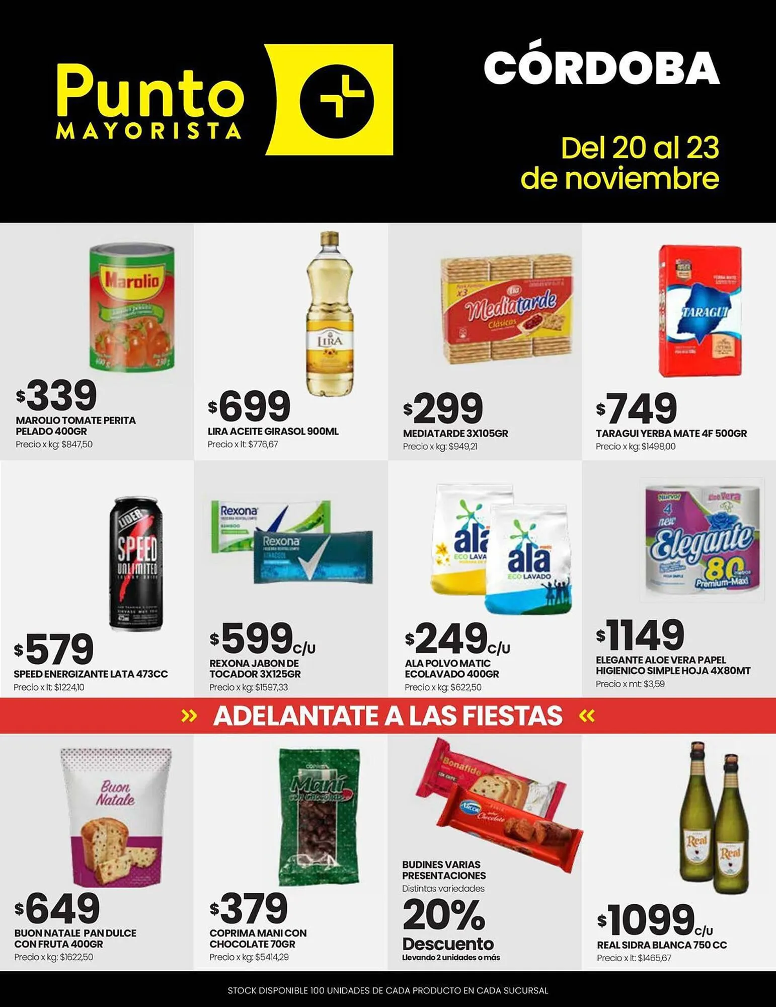 Ofertas de Catálogo Punto Mayorista 20 de noviembre al 23 de noviembre 2023 - Página 1 del catálogo