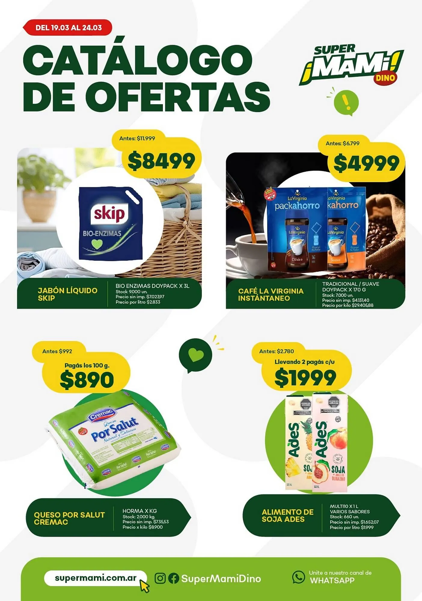 Ofertas de Catálogo Super MAMI 18 de marzo al 24 de marzo 2026 - Página 1 del catálogo