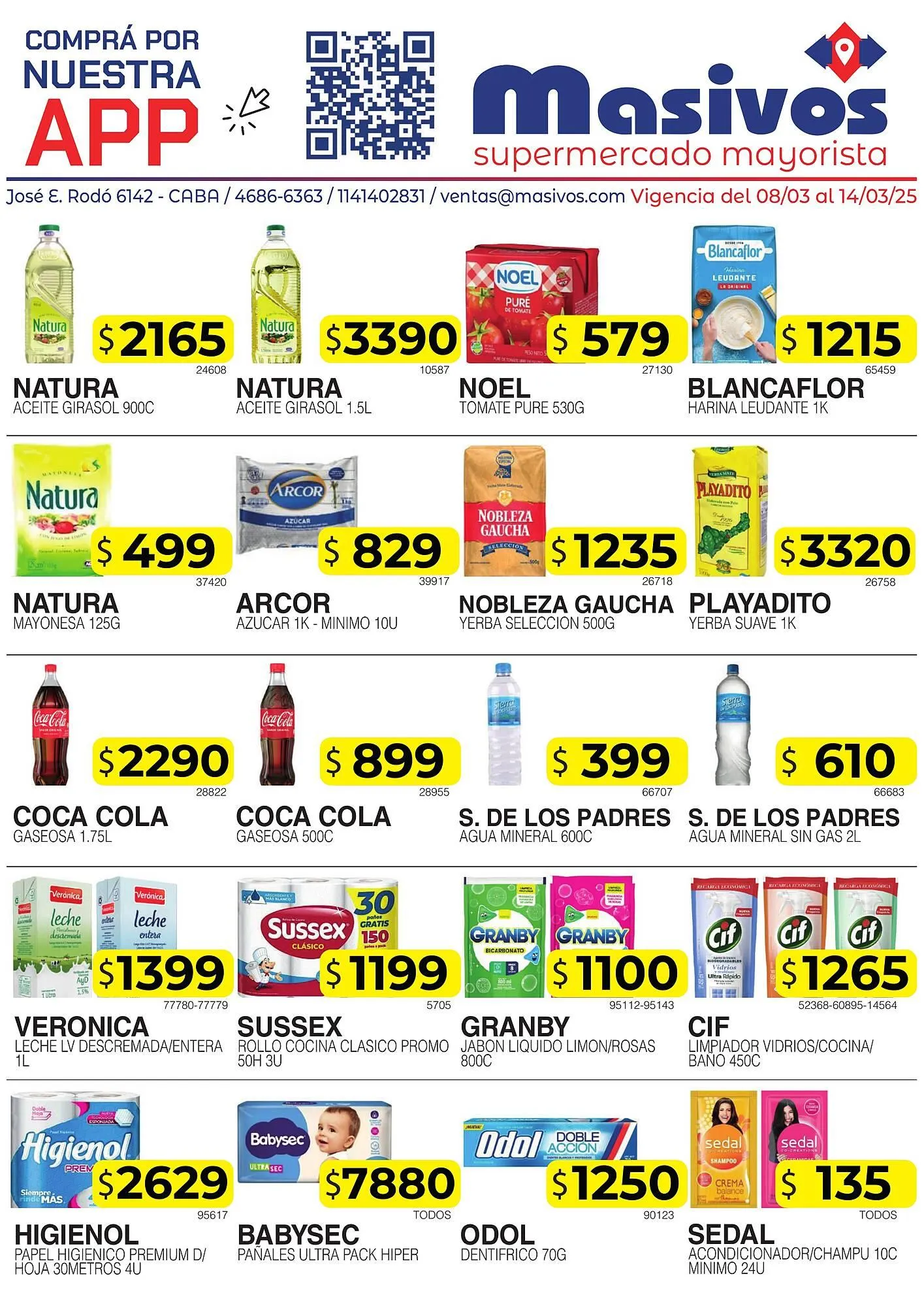 Ofertas de Catálogo Masivos 8 de marzo al 14 de marzo 2025 - Página 1 del catálogo