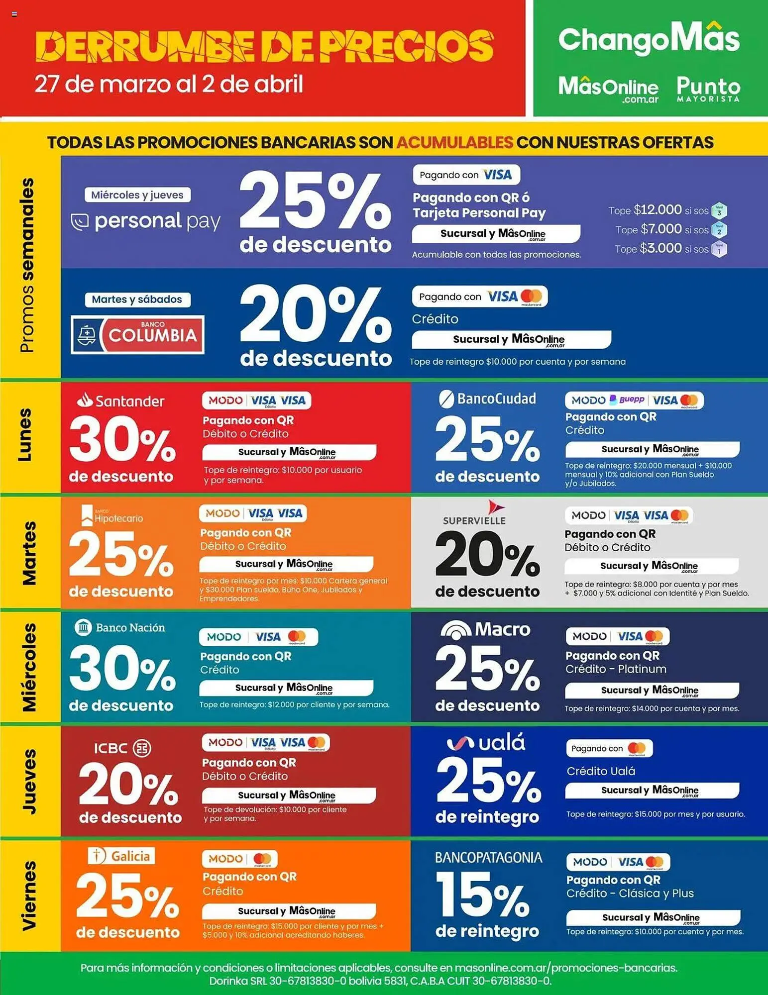 Ofertas de Catálogo Changomas 27 de marzo al 2 de abril 2025 - Página 17 del catálogo