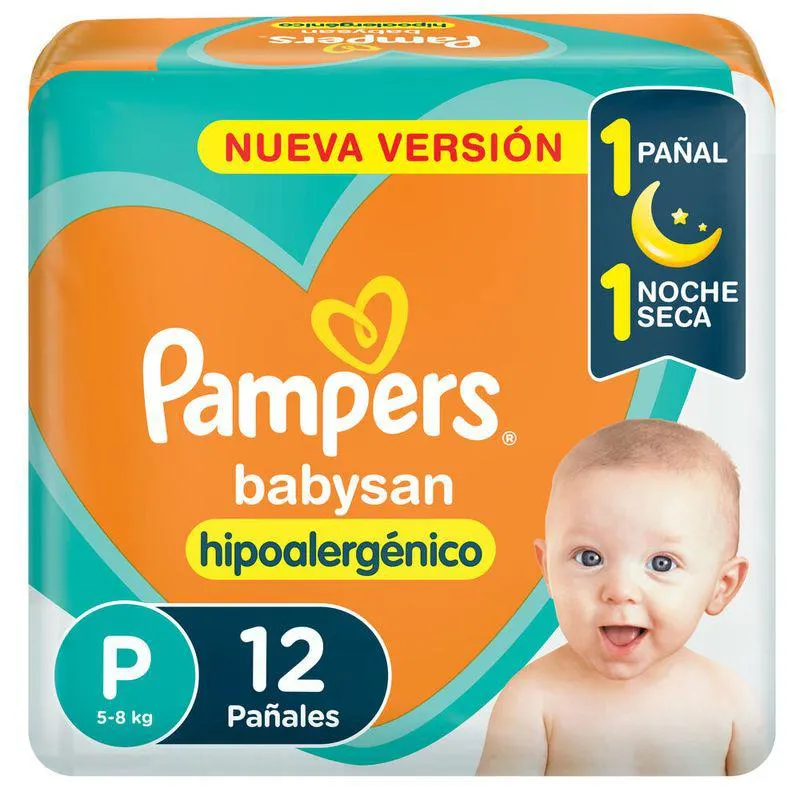 Pañal Babysan P Pampers 12 Un