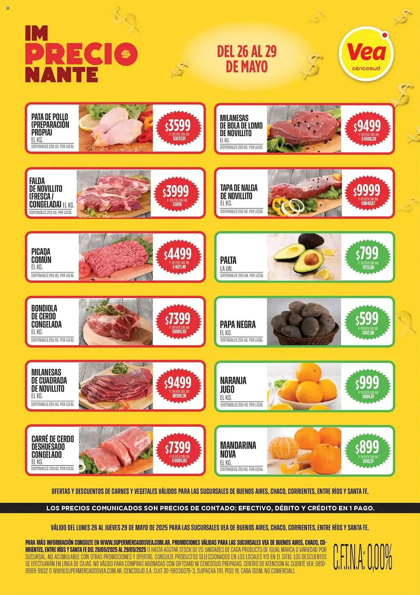 Ofertas de Catálogo Supermercados Vea 26 de mayo al 30 de mayo 2025 - Página 1 del catálogo