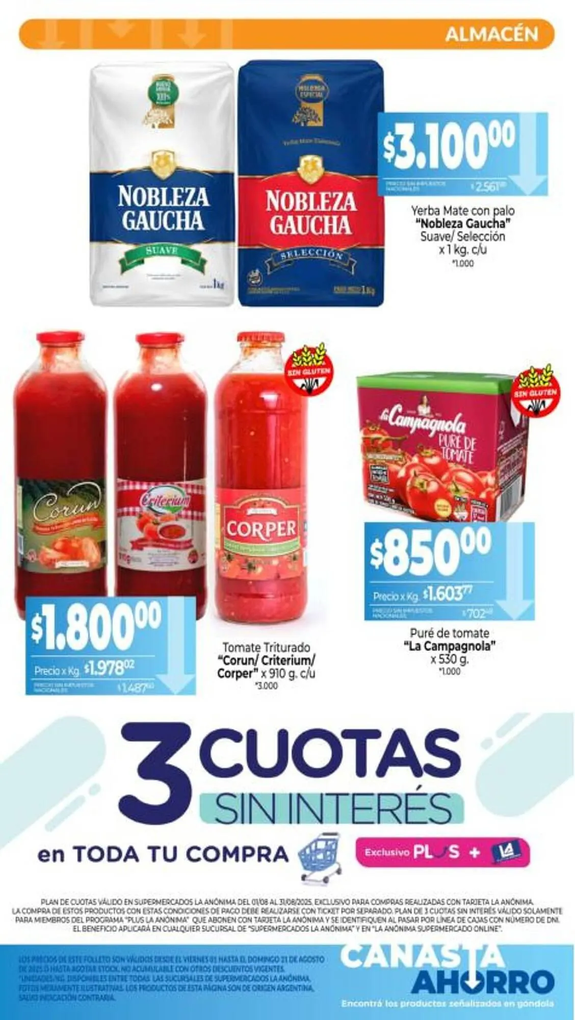 Ofertas de Catálogo La Anonima 8 de agosto al 31 de agosto 2025 - Página 5 del catálogo