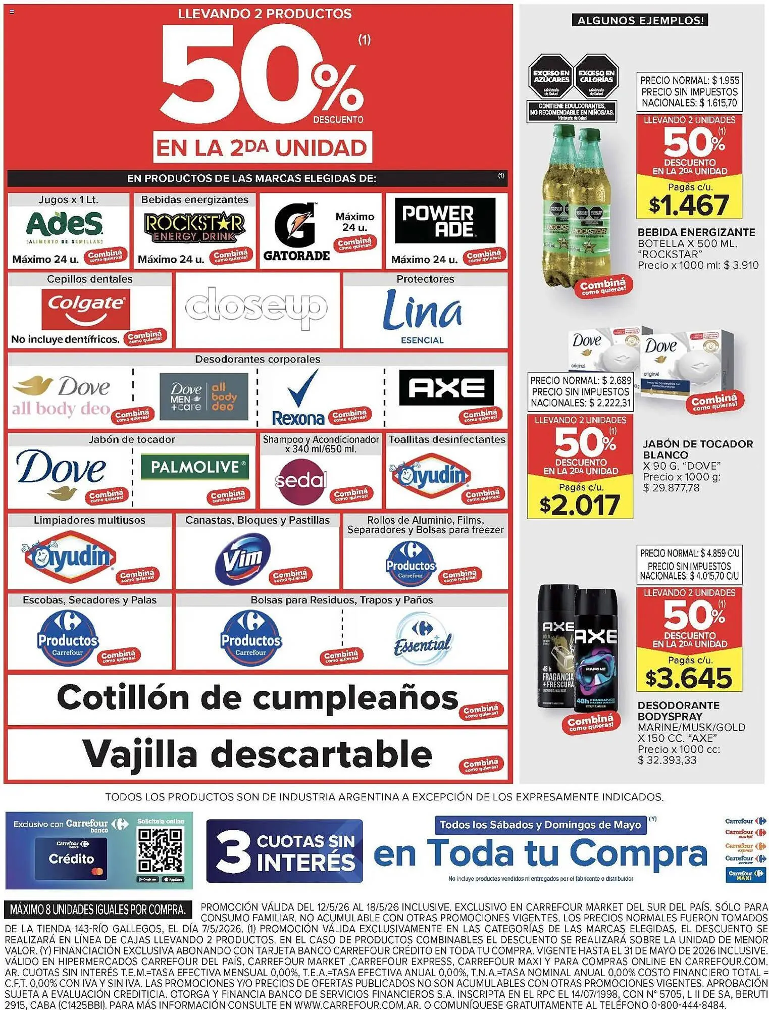 Ofertas de Catálogo Carrefour 12 de mayo al 18 de mayo 2026 - Página 27 del catálogo