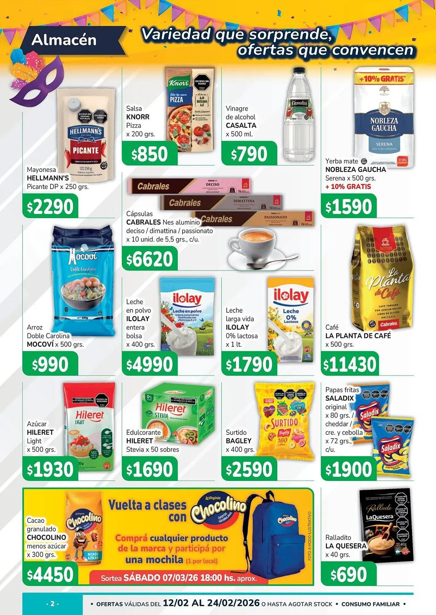 Ofertas de Catálogo Unico Supermercados 16 de febrero al 24 de febrero 2026 - Página 2 del catálogo