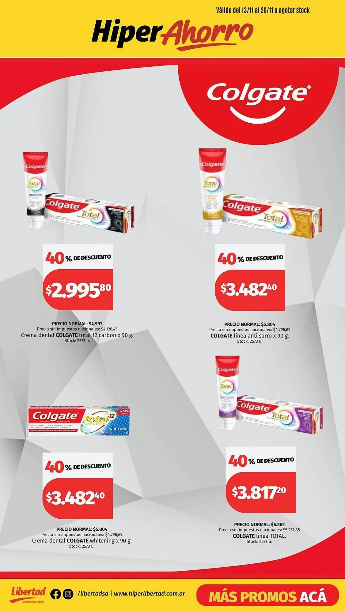 Ofertas de Catálogo Hipermercado Libertad 13 de noviembre al 26 de noviembre 2025 - Página 8 del catálogo