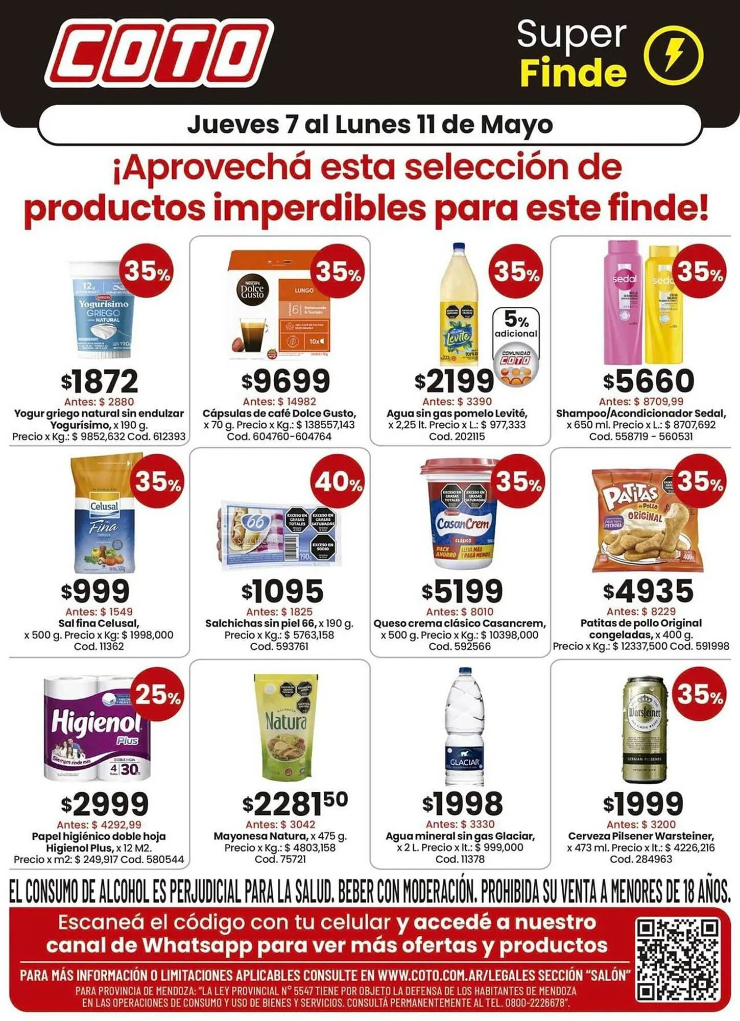 Ofertas de Catálogo Coto 7 de mayo al 11 de mayo 2026 - Página 3 del catálogo