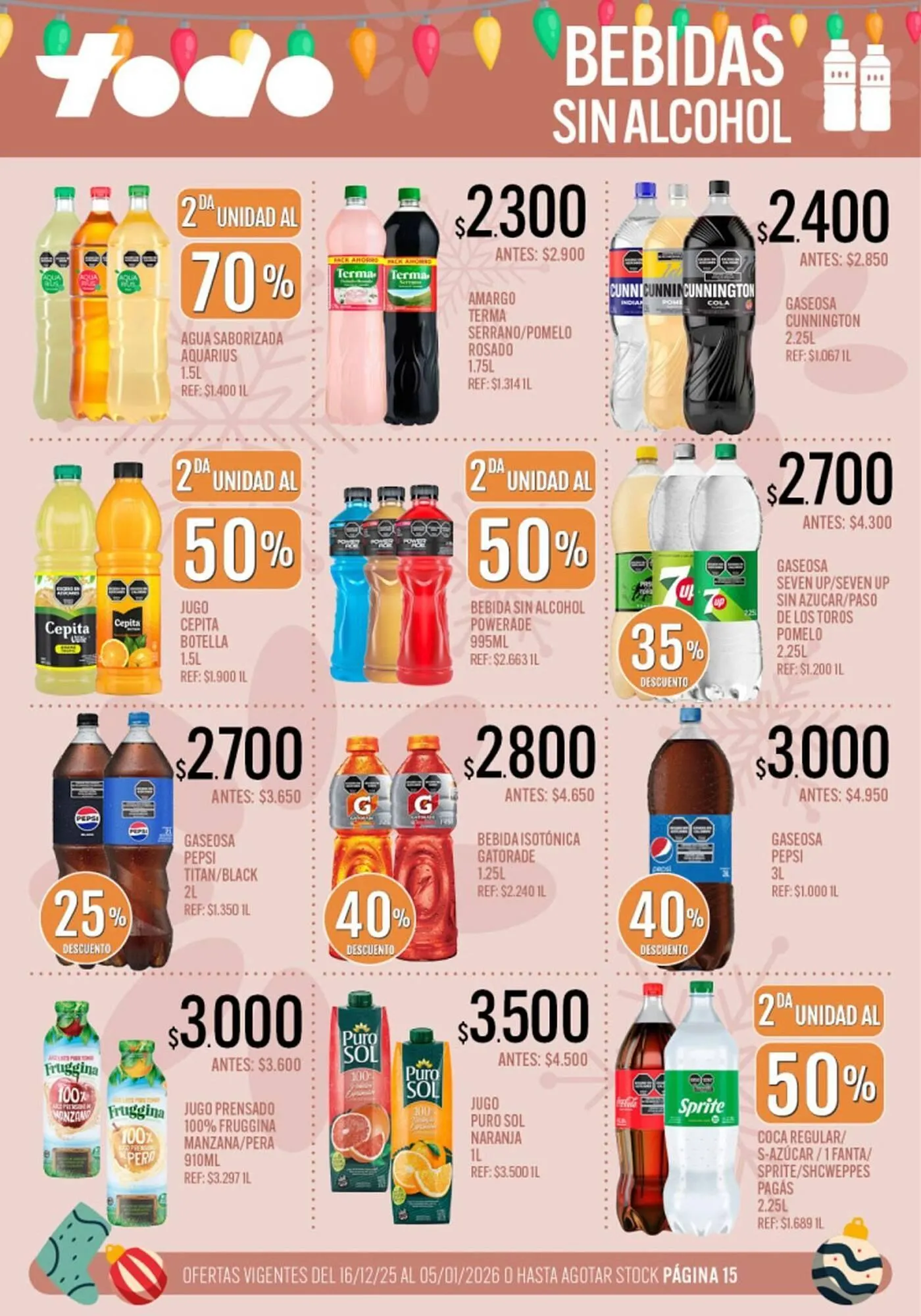 Ofertas de Catálogo Supermercados Todo 16 de diciembre al 5 de enero 2026 - Página 15 del catálogo