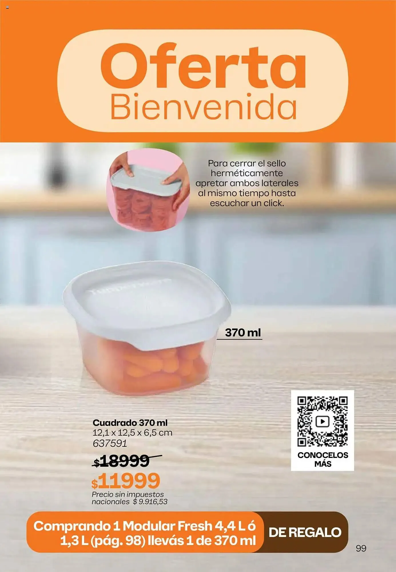 Ofertas de Folleto Tupperware 13 de octubre al 3 de noviembre 2025 - Página 100 del catálogo