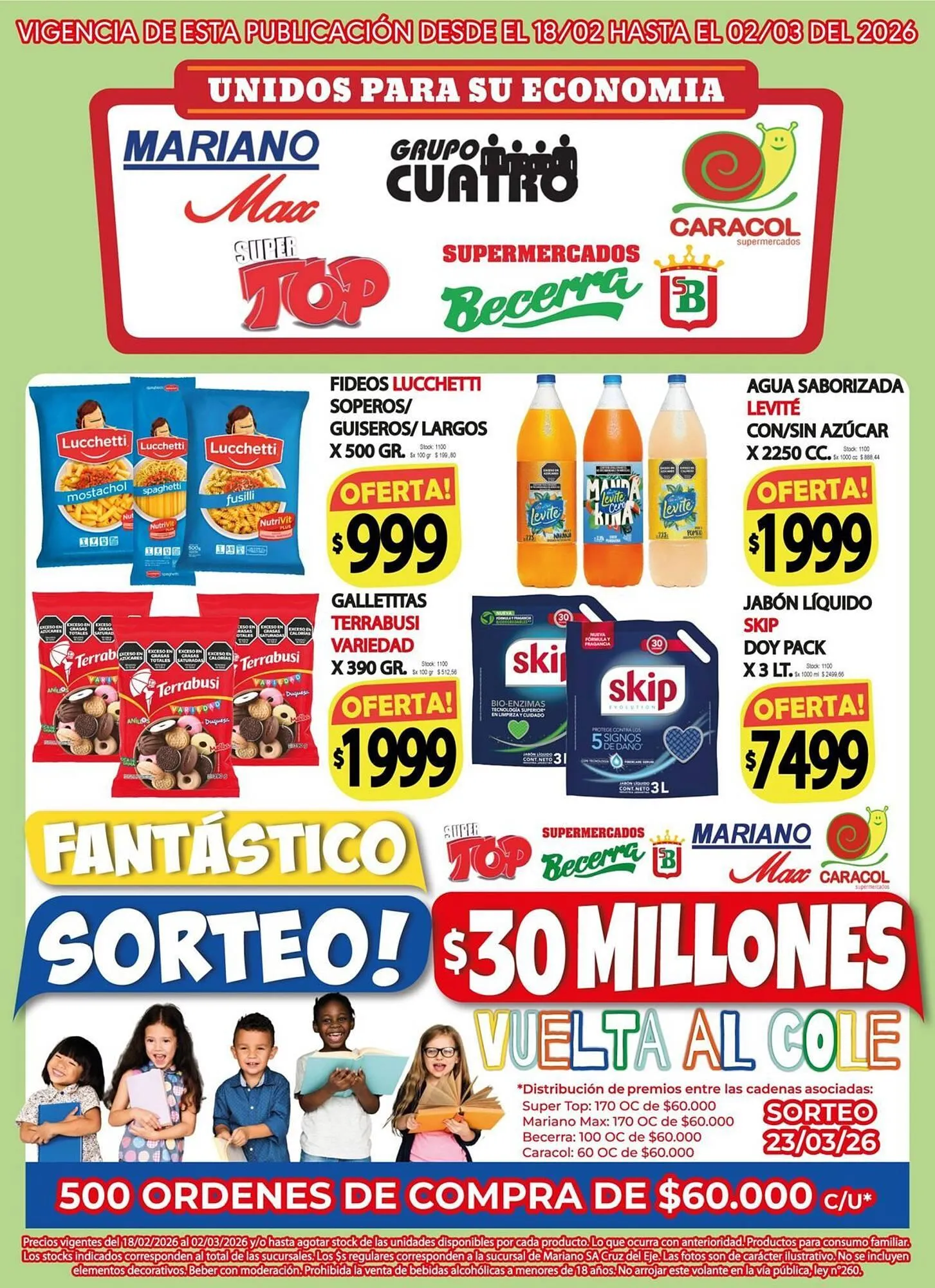 Ofertas de Catálogo Supermercados Mariano Max 18 de febrero al 2 de marzo 2026 - Página 1 del catálogo
