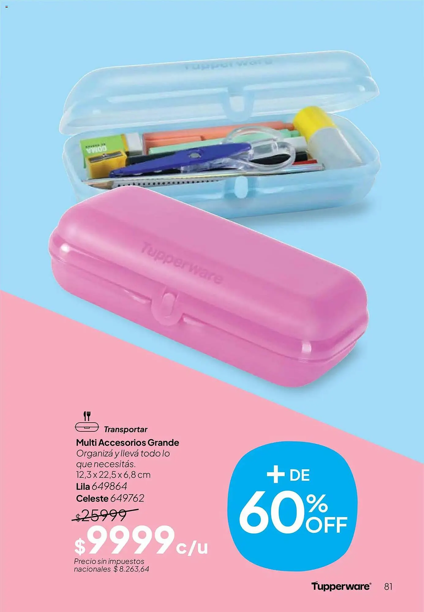 Ofertas de Folleto Tupperware 24 de noviembre al 31 de diciembre 2025 - Página 82 del catálogo