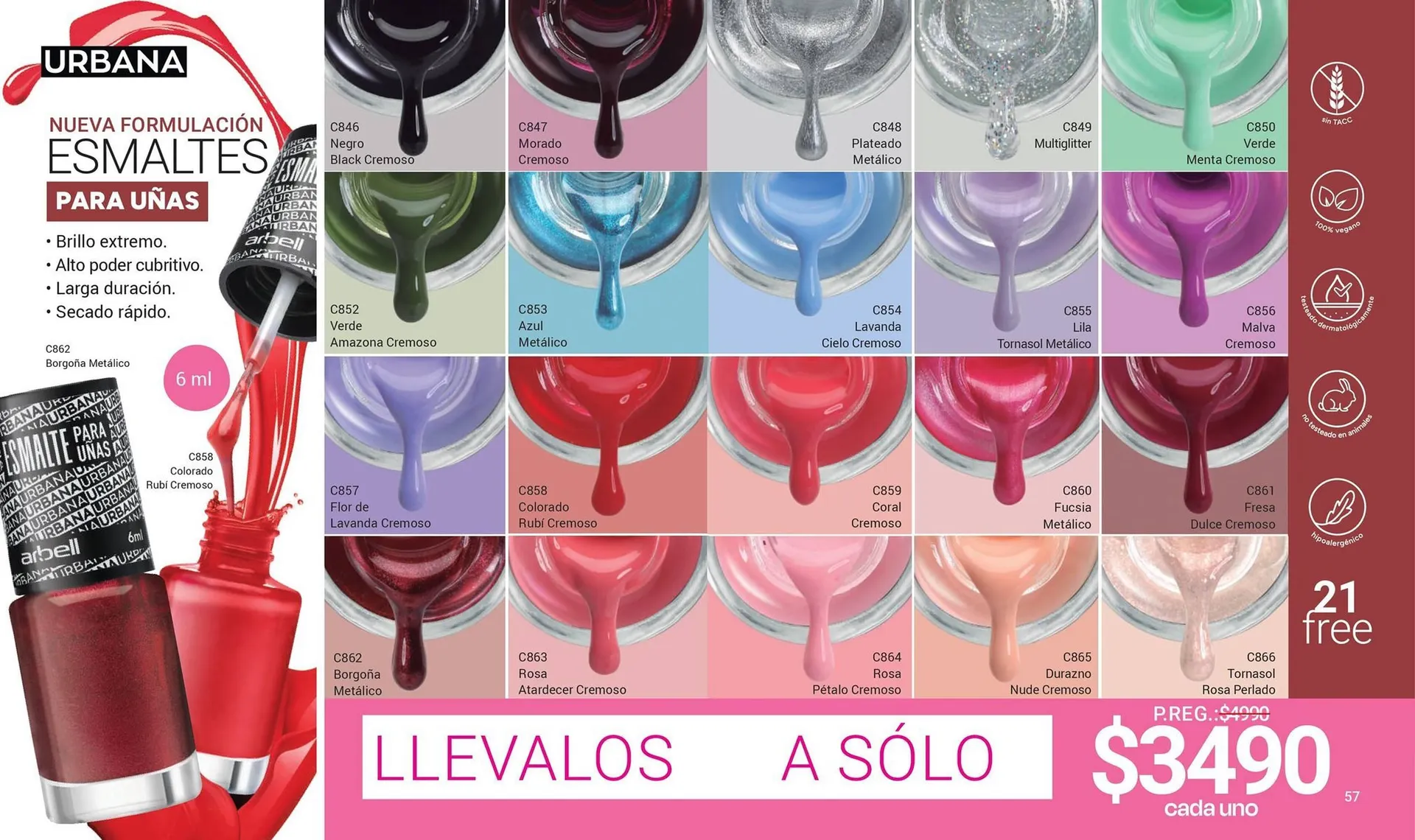 Ofertas de Catálogo Arbell 7 de marzo al 31 de marzo 2025 - Página 29 del catálogo